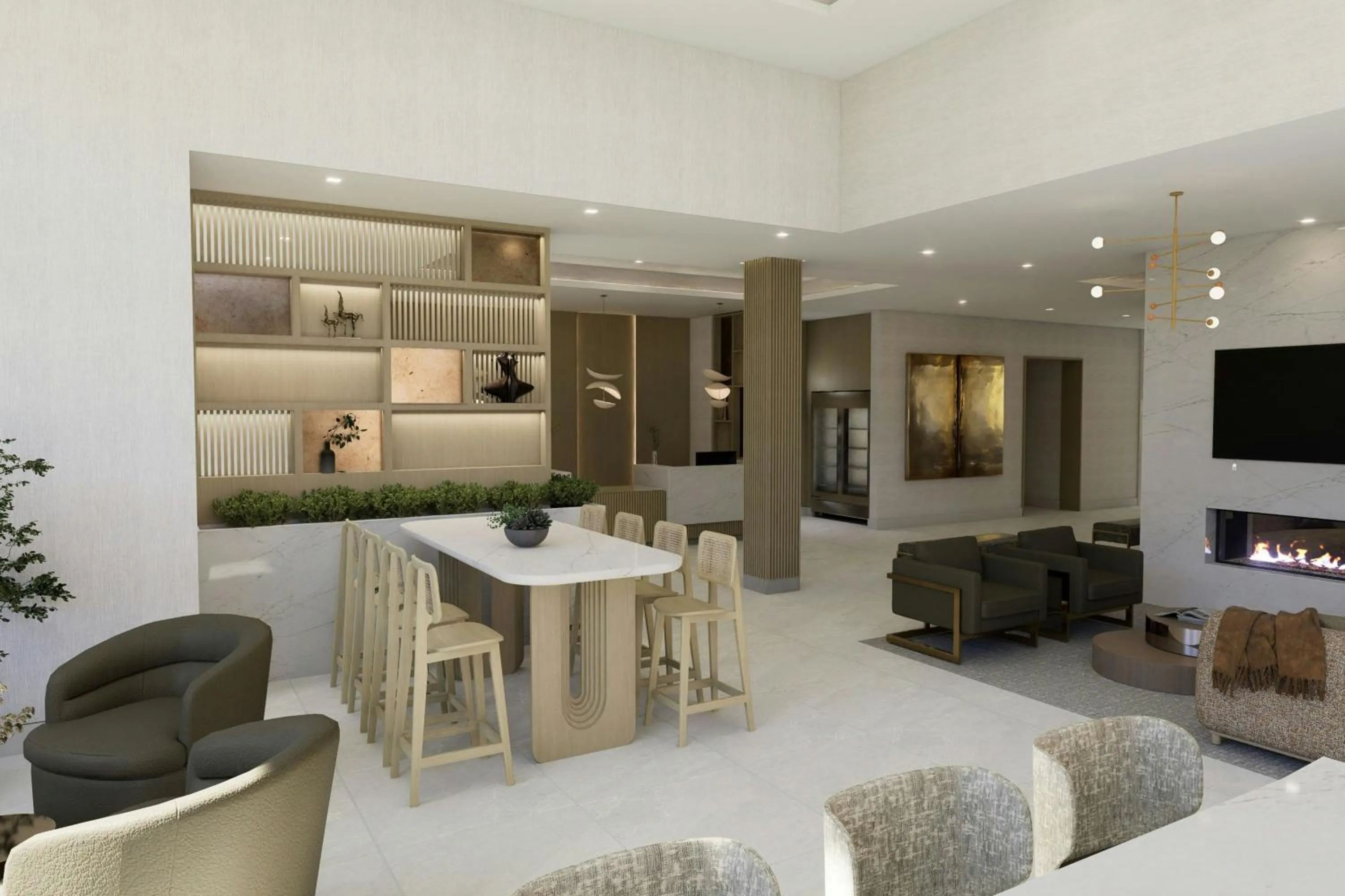 Lobby or reception in Residence Inn by Marriott Melville