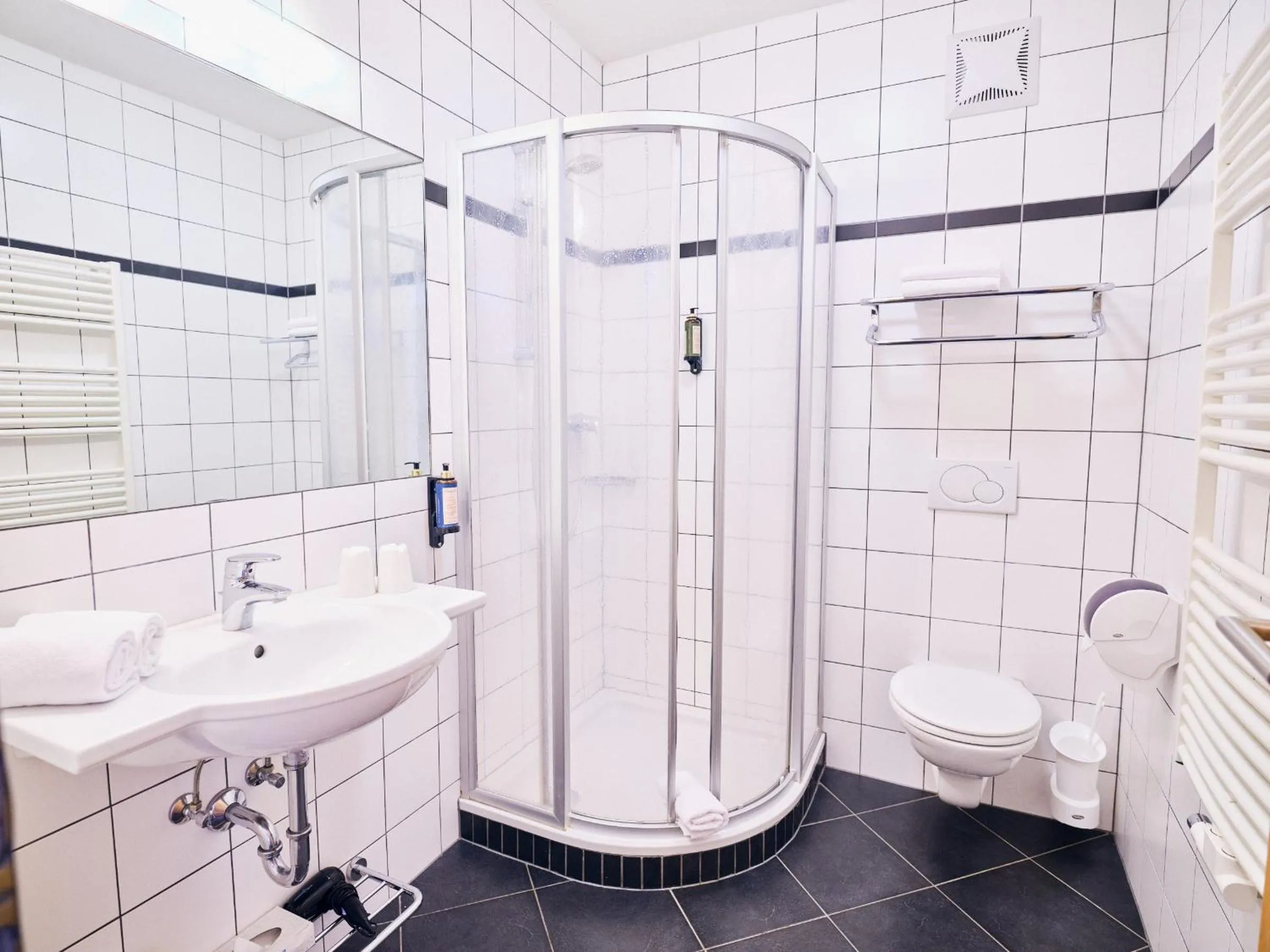 Shower in Hotel Pinzgauerhof by Alpeffect Hotels