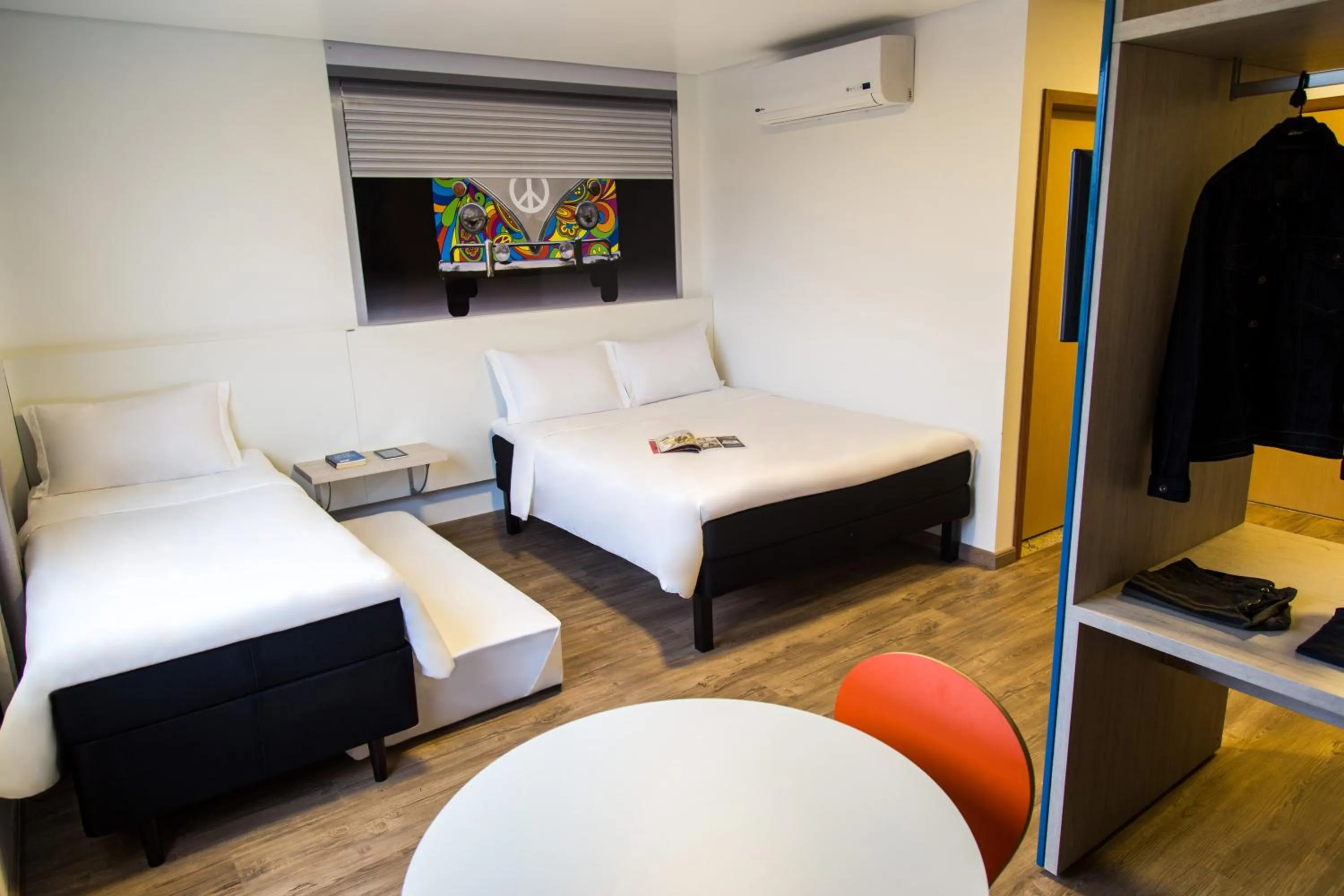 Bed in Hotel Caiuá Lago Umuarama