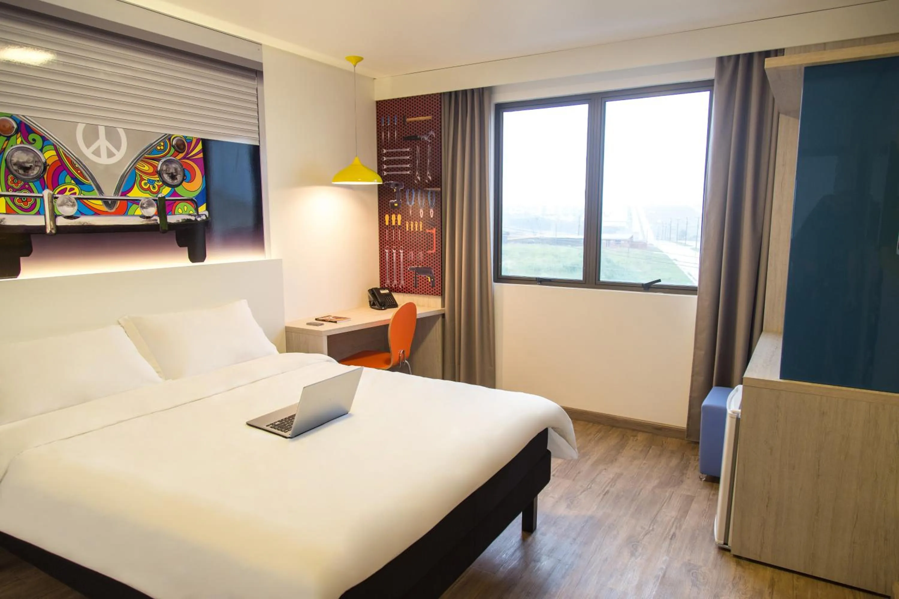 Bed in Hotel Caiuá Lago Umuarama