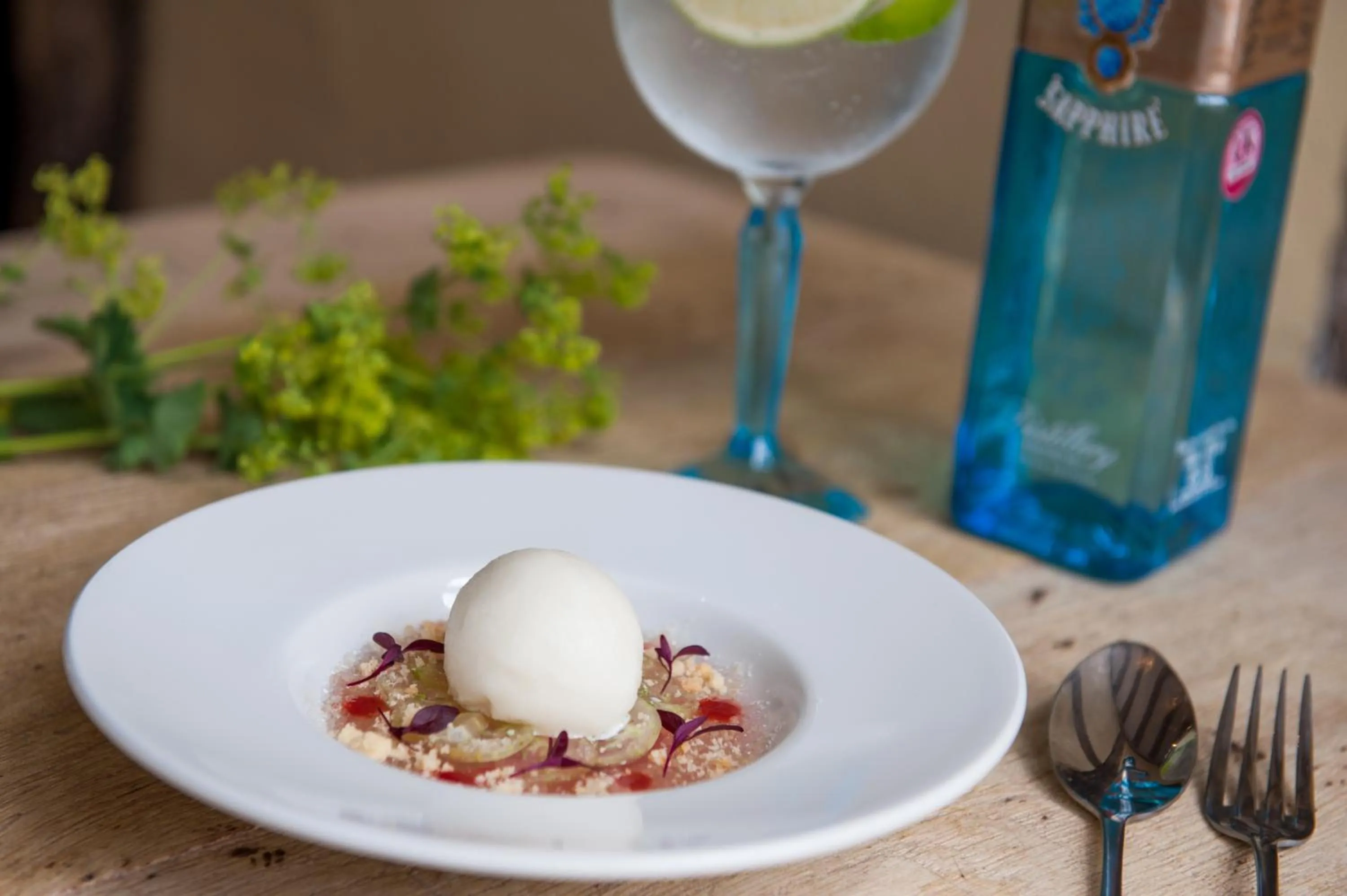 Food close-up in The White Hart, Overton