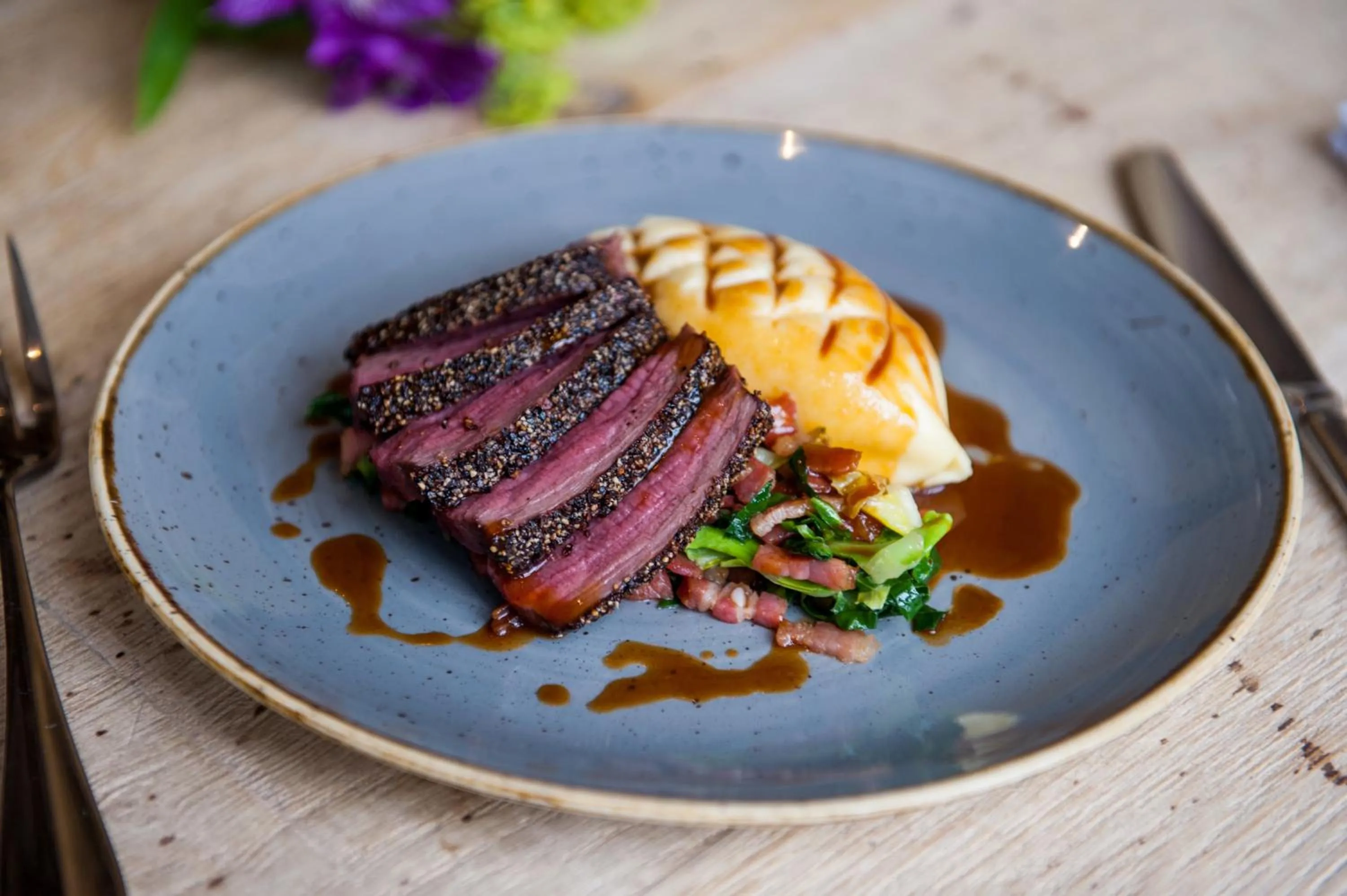 Food close-up in The White Hart, Overton