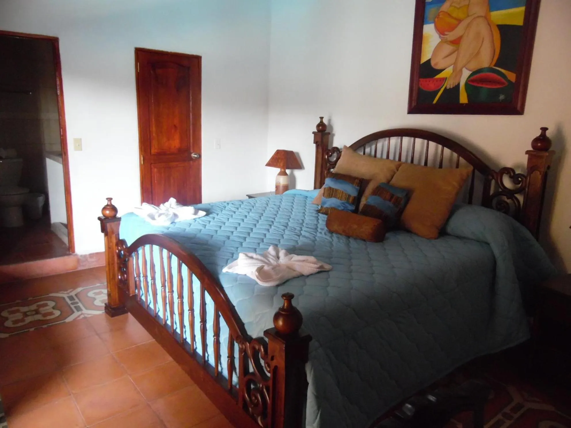 Bed in Hotel Cordoba