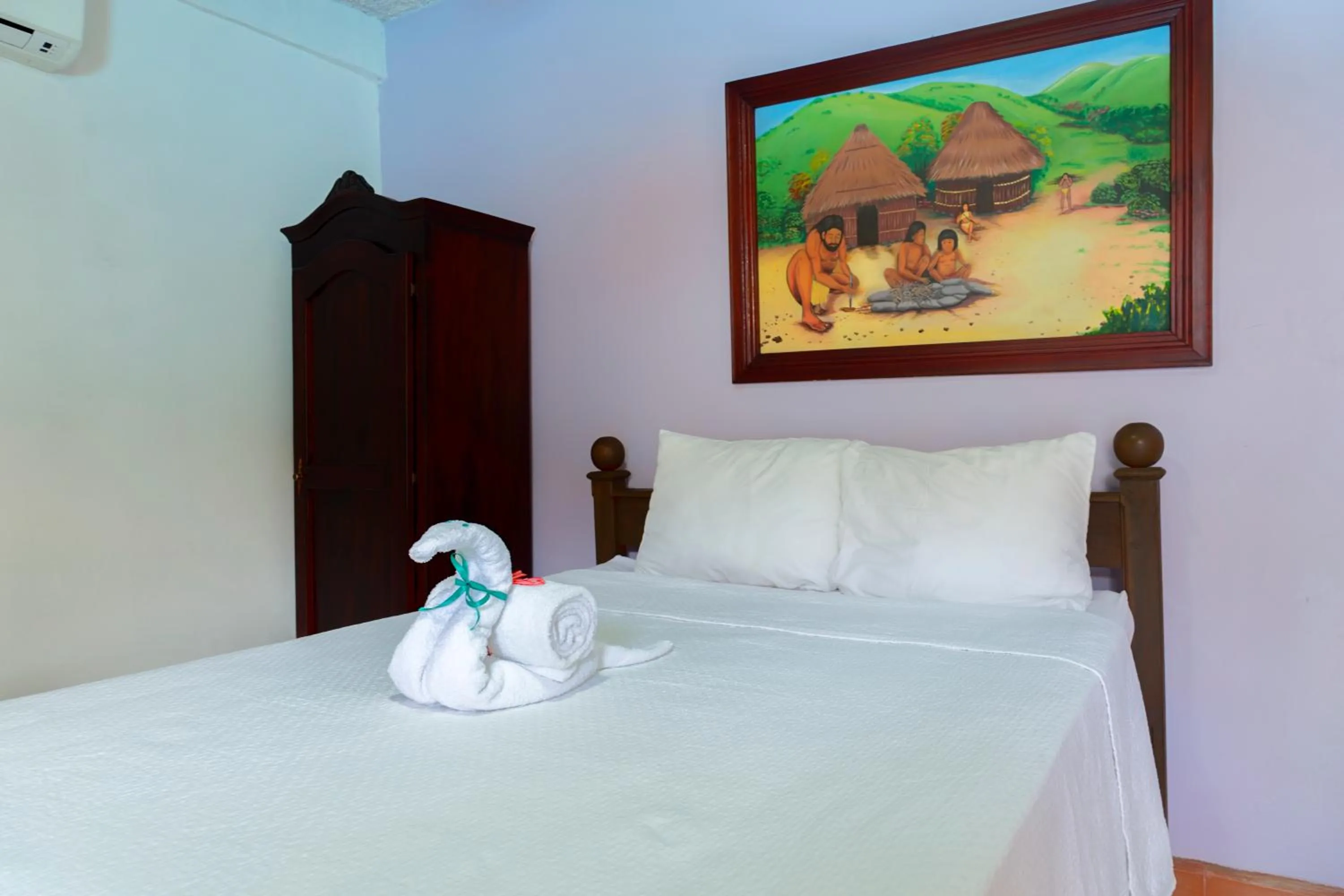 Bed in Hotel Cordoba