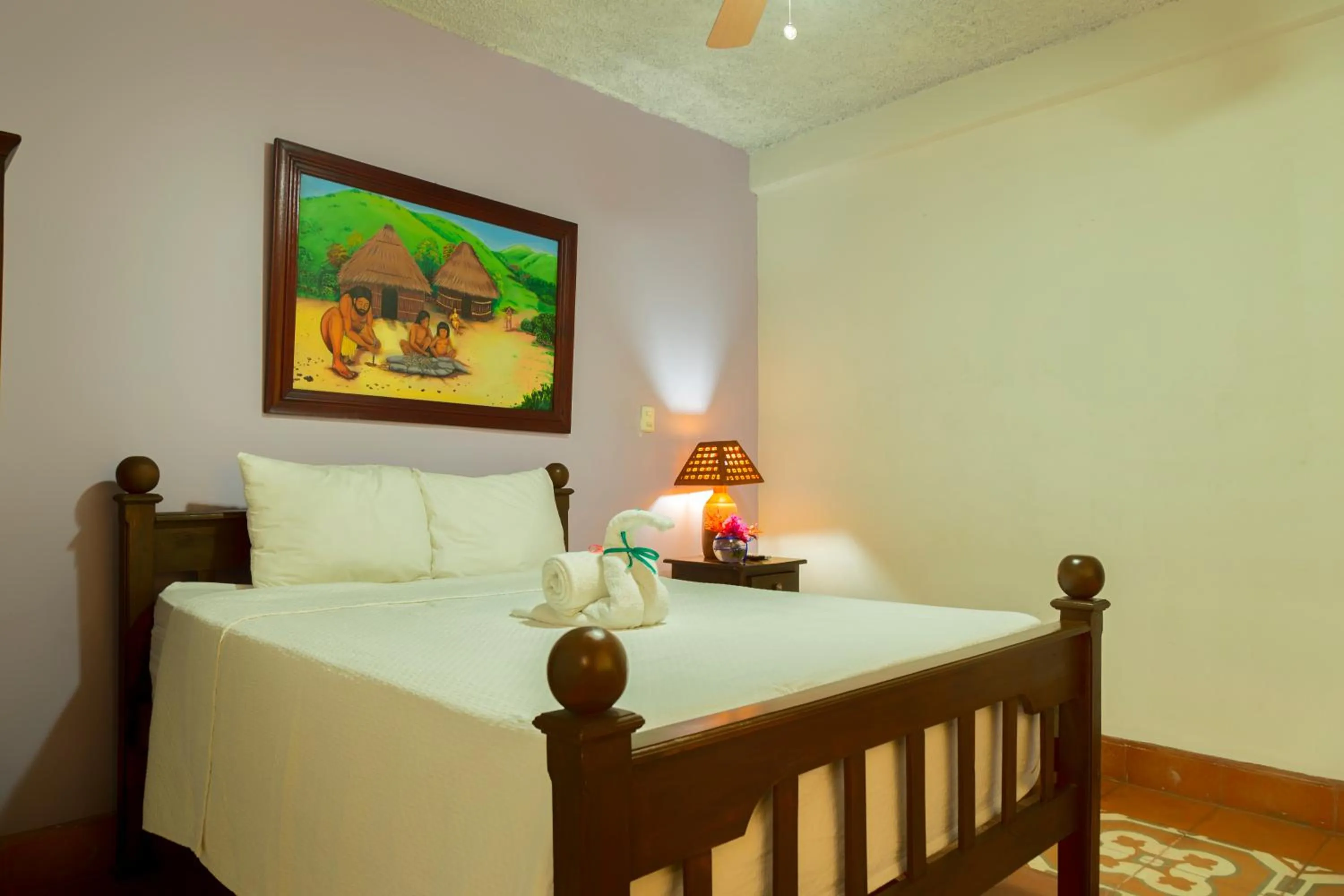 Bed in Hotel Cordoba