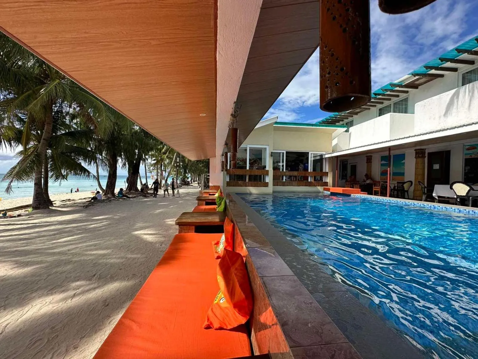 Beach in Calypso Beach and Dive Resort