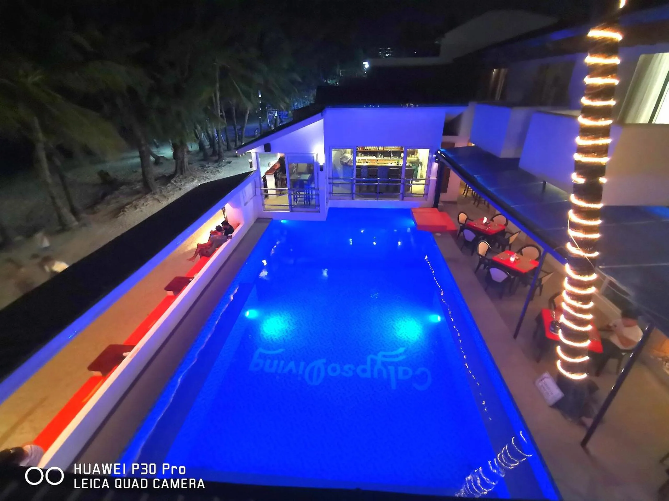 Pool view in Calypso Beach and Dive Resort