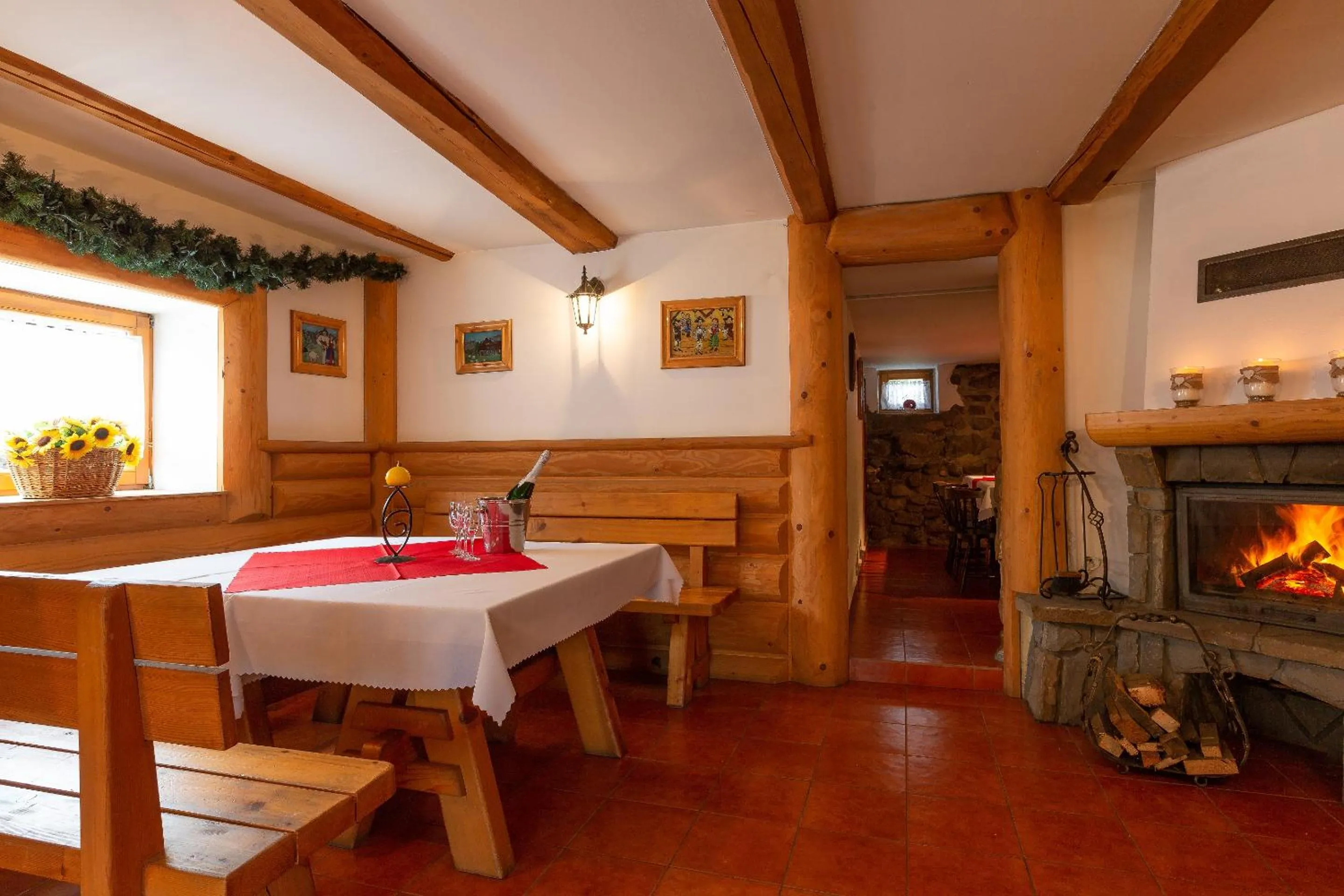 Dining area in Willa Świdrówka