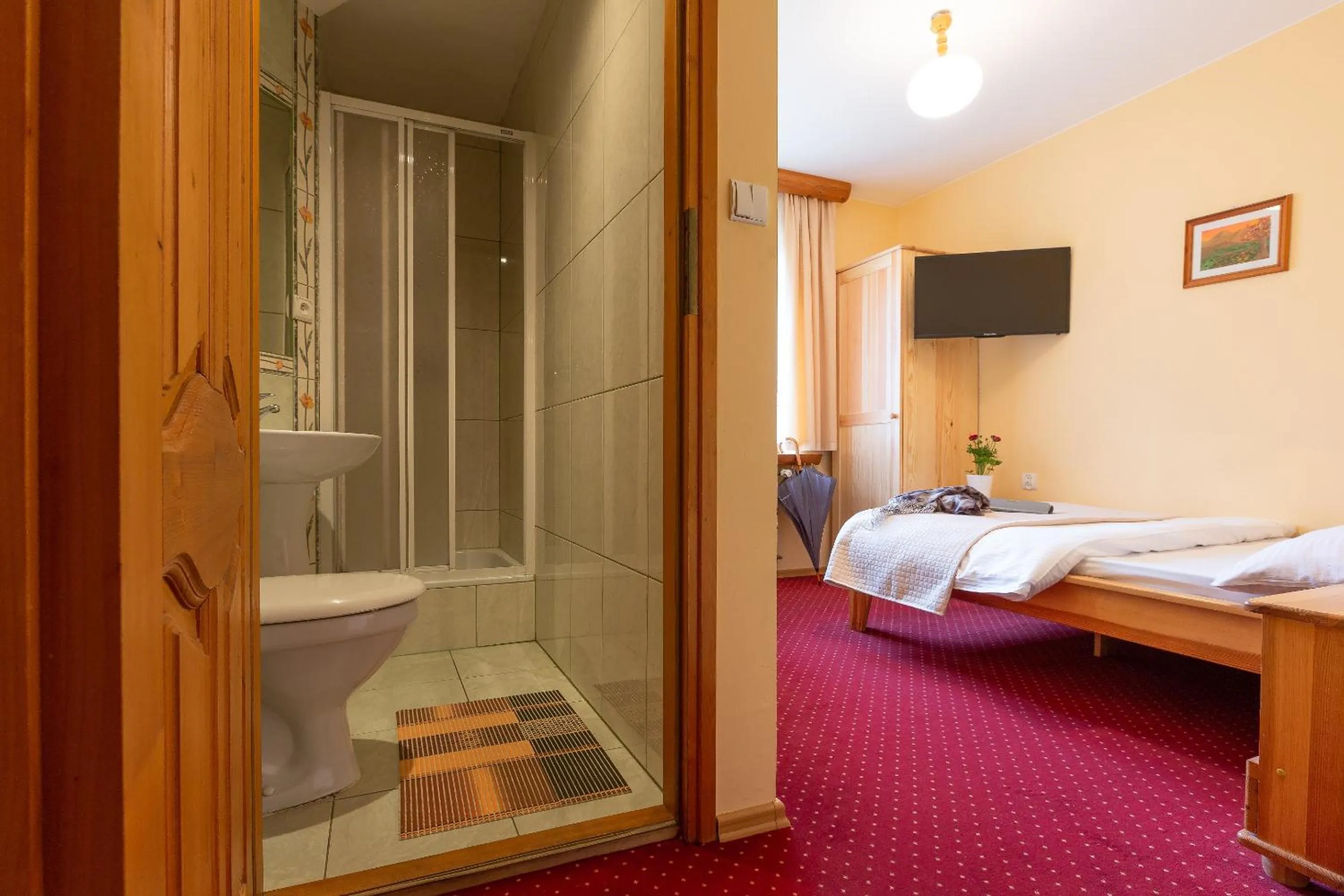 Photo of the whole room, Bed in Willa Świdrówka