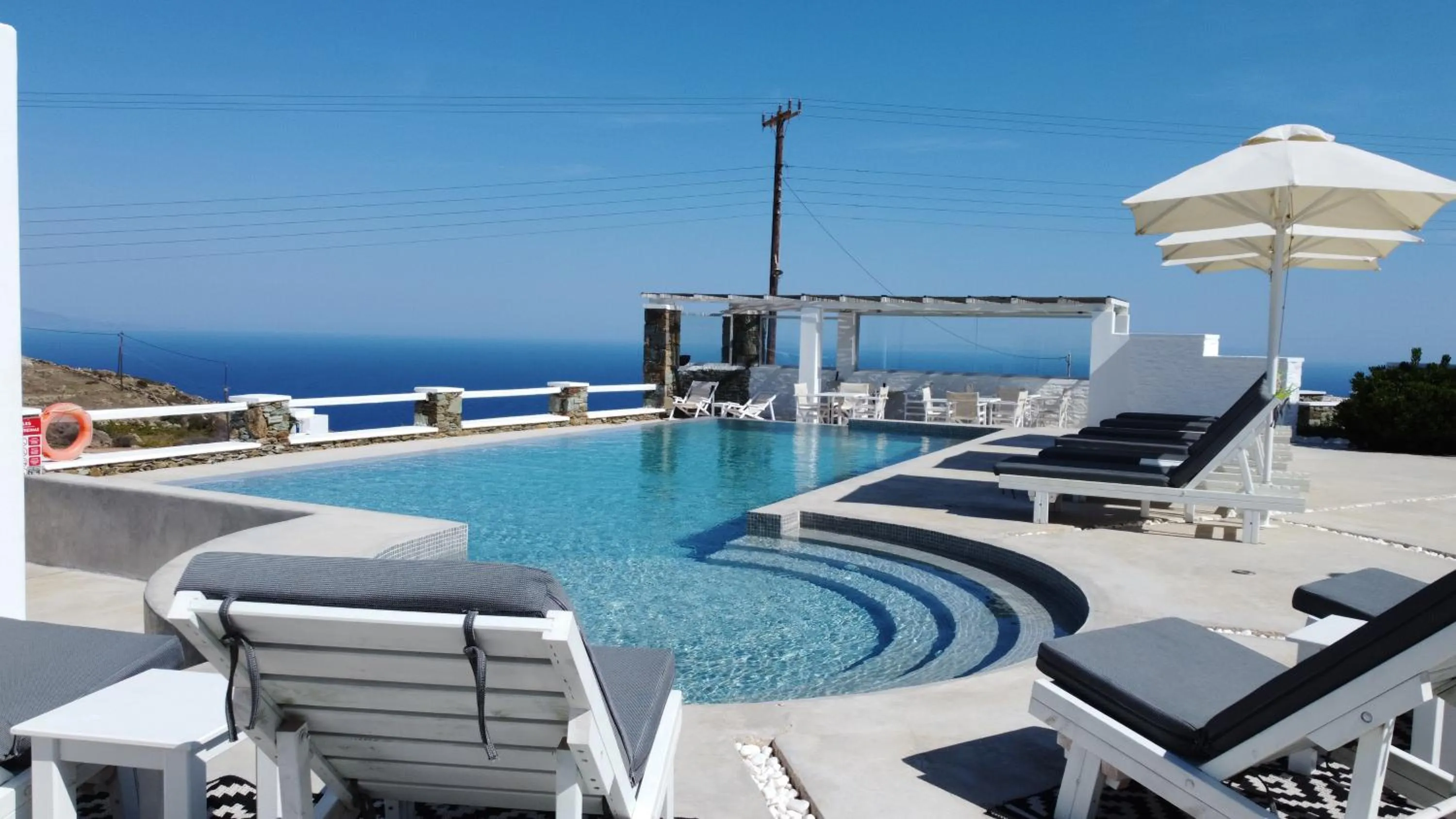 Pool view in Lemon Tree Houses
