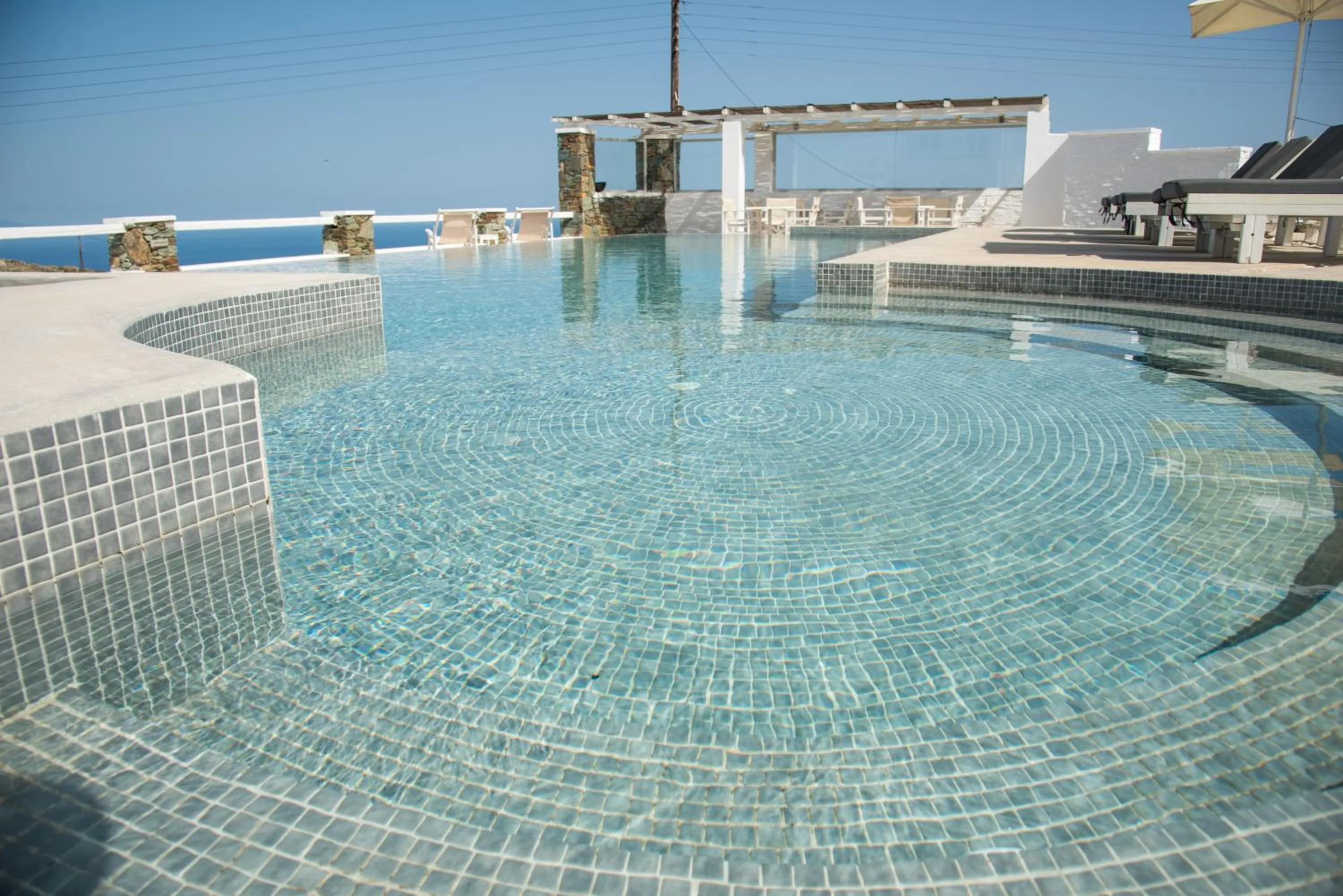 Pool view in Lemon Tree Houses