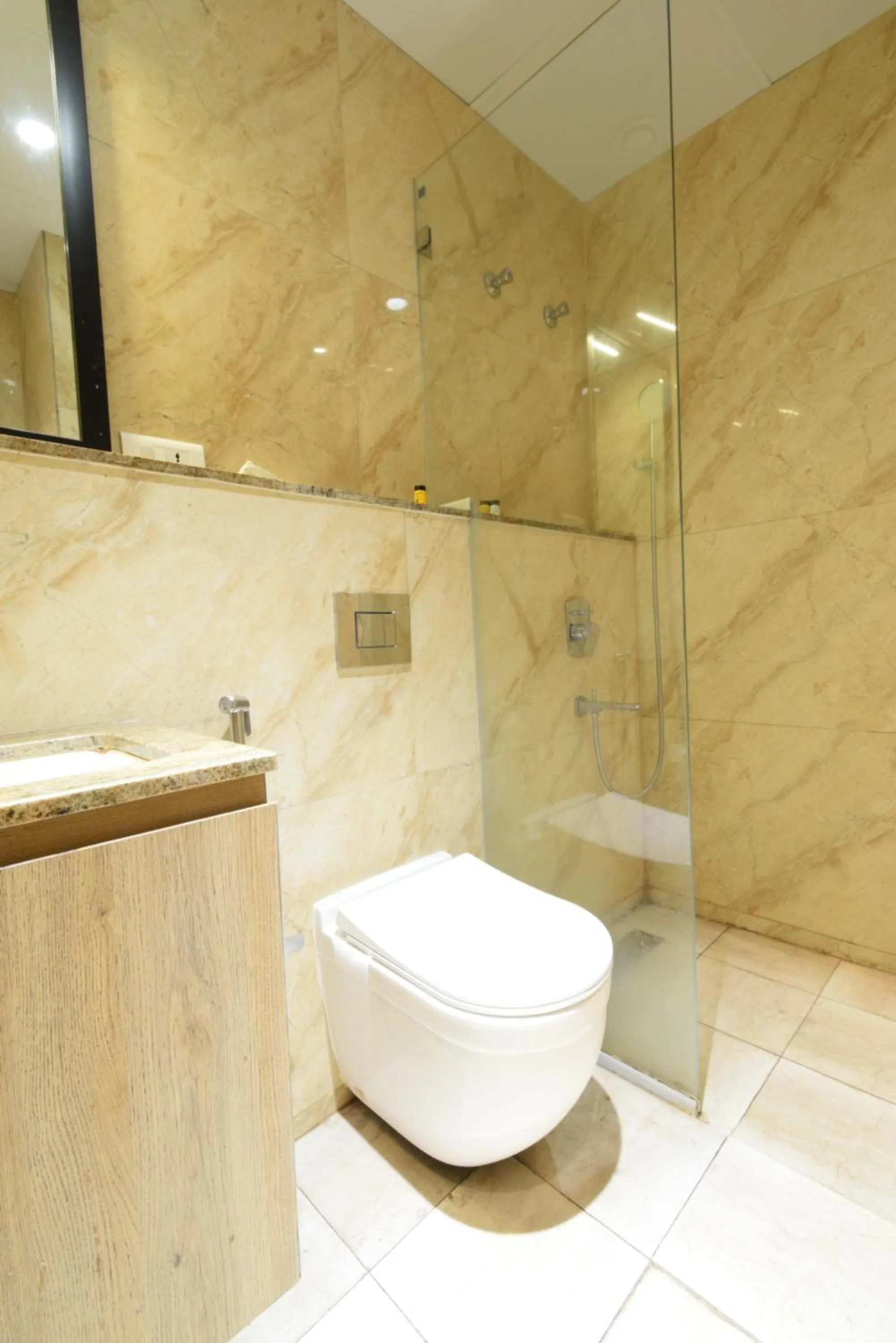 Bathroom in Hotel TAAR TANGERINE Gachibowli