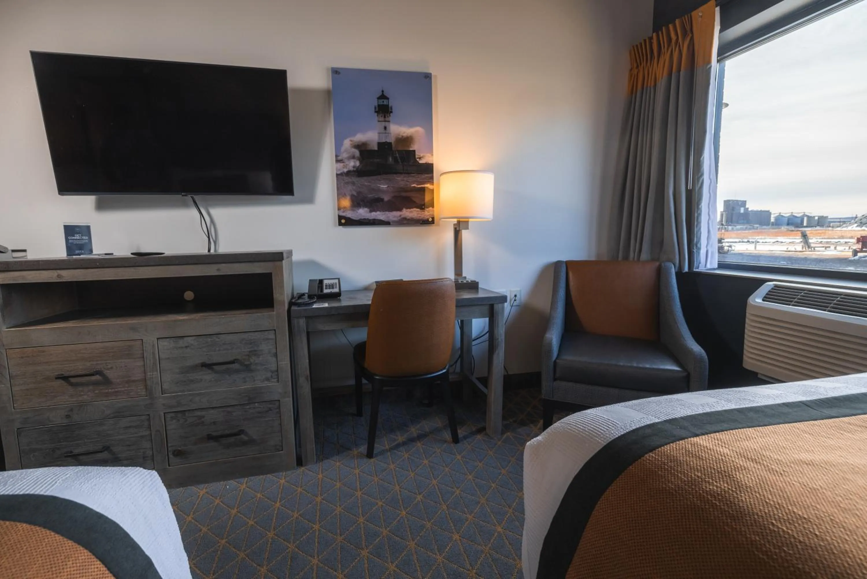 Bed in Pier B Resort