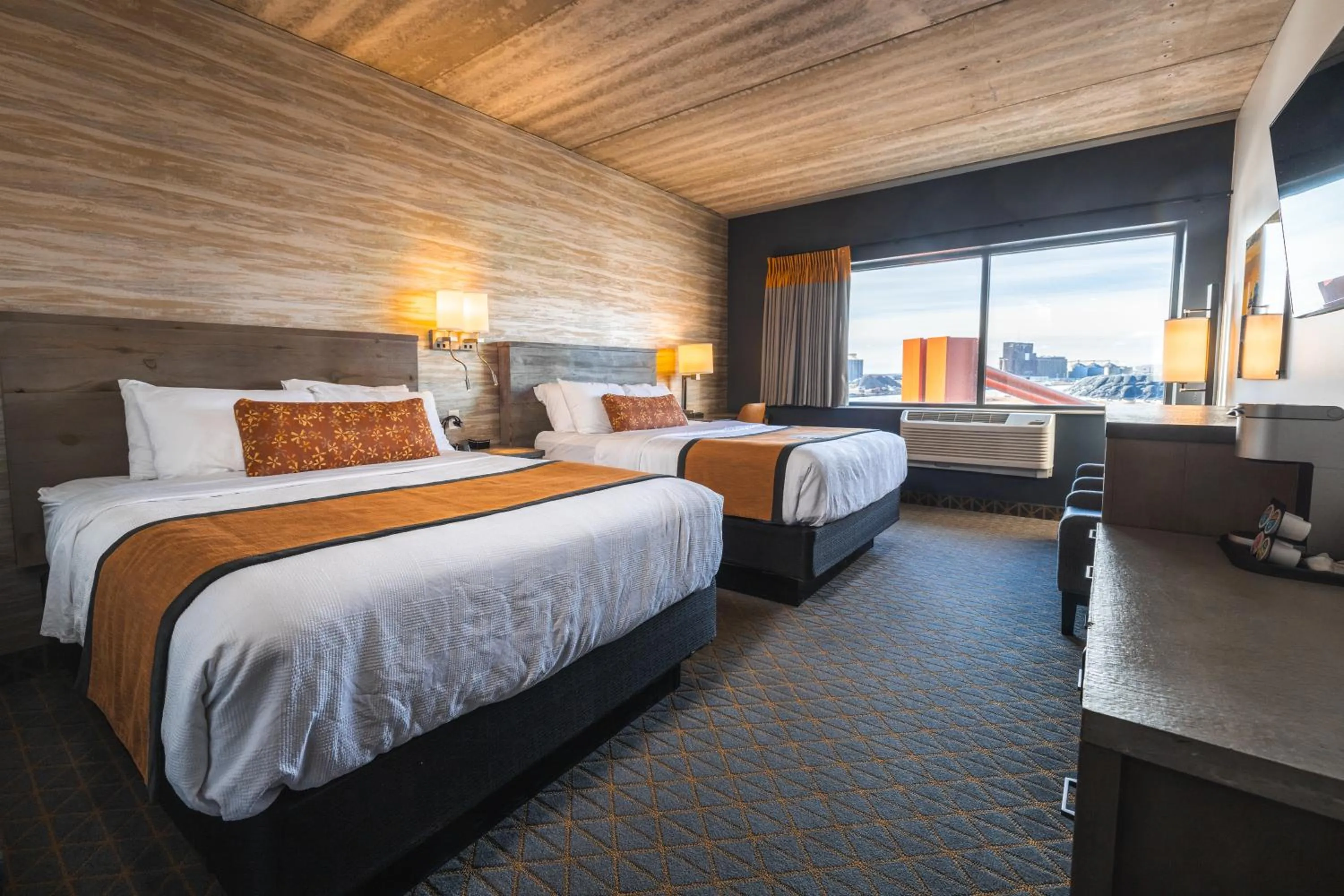 Bed in Pier B Resort