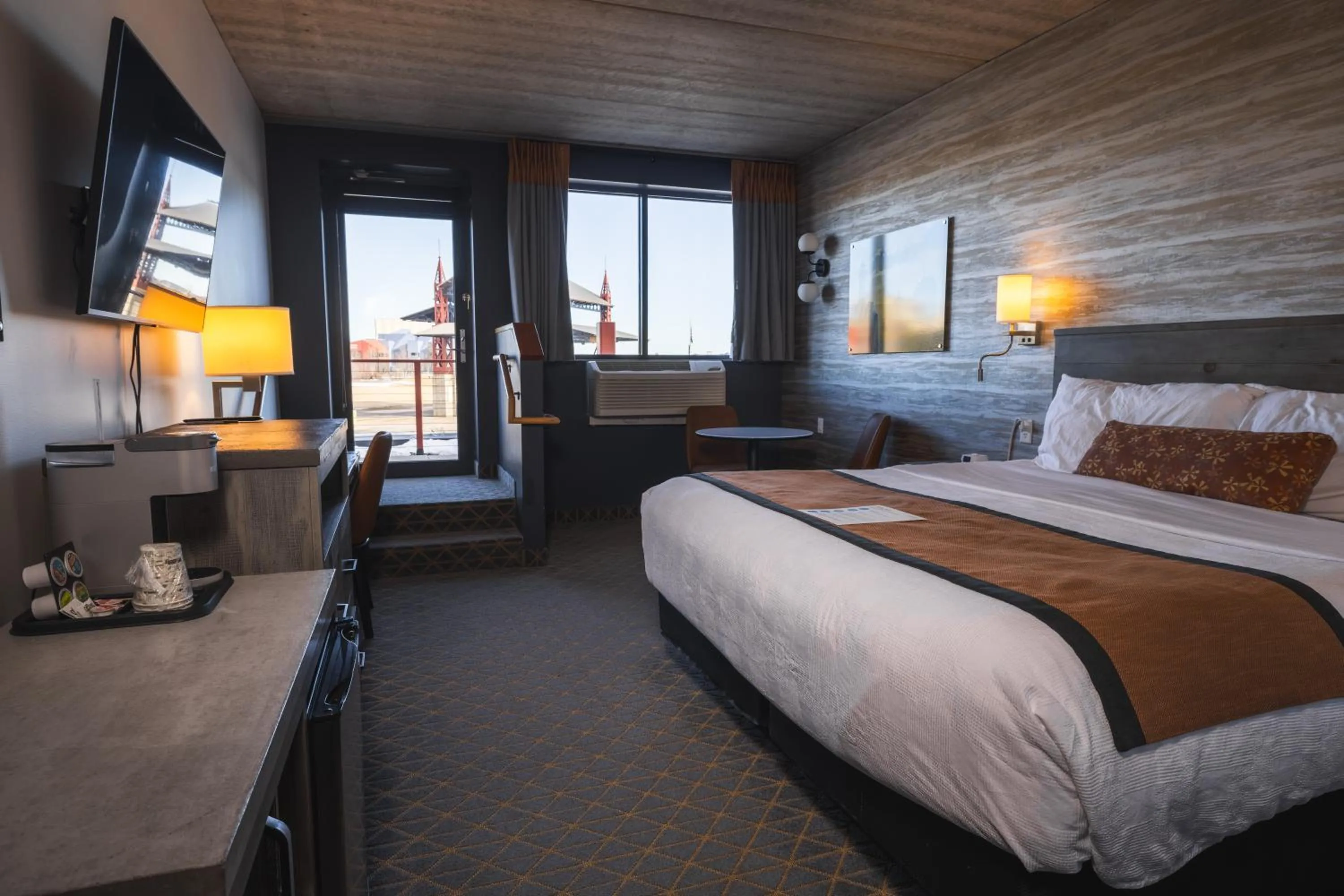 Bed in Pier B Resort