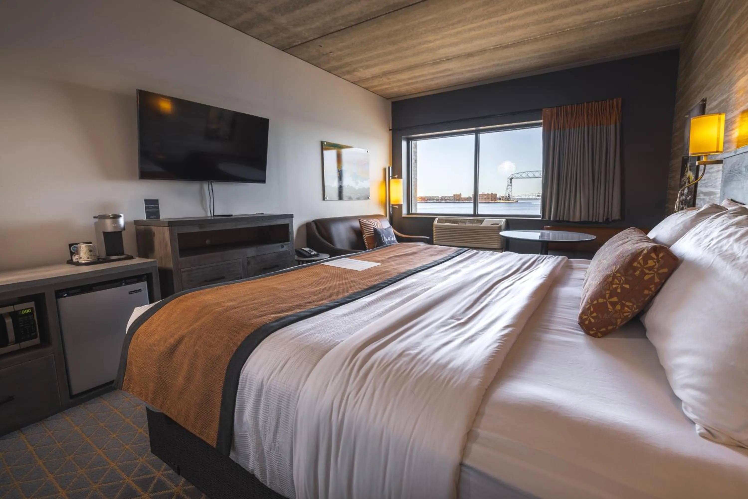Bed in Pier B Resort