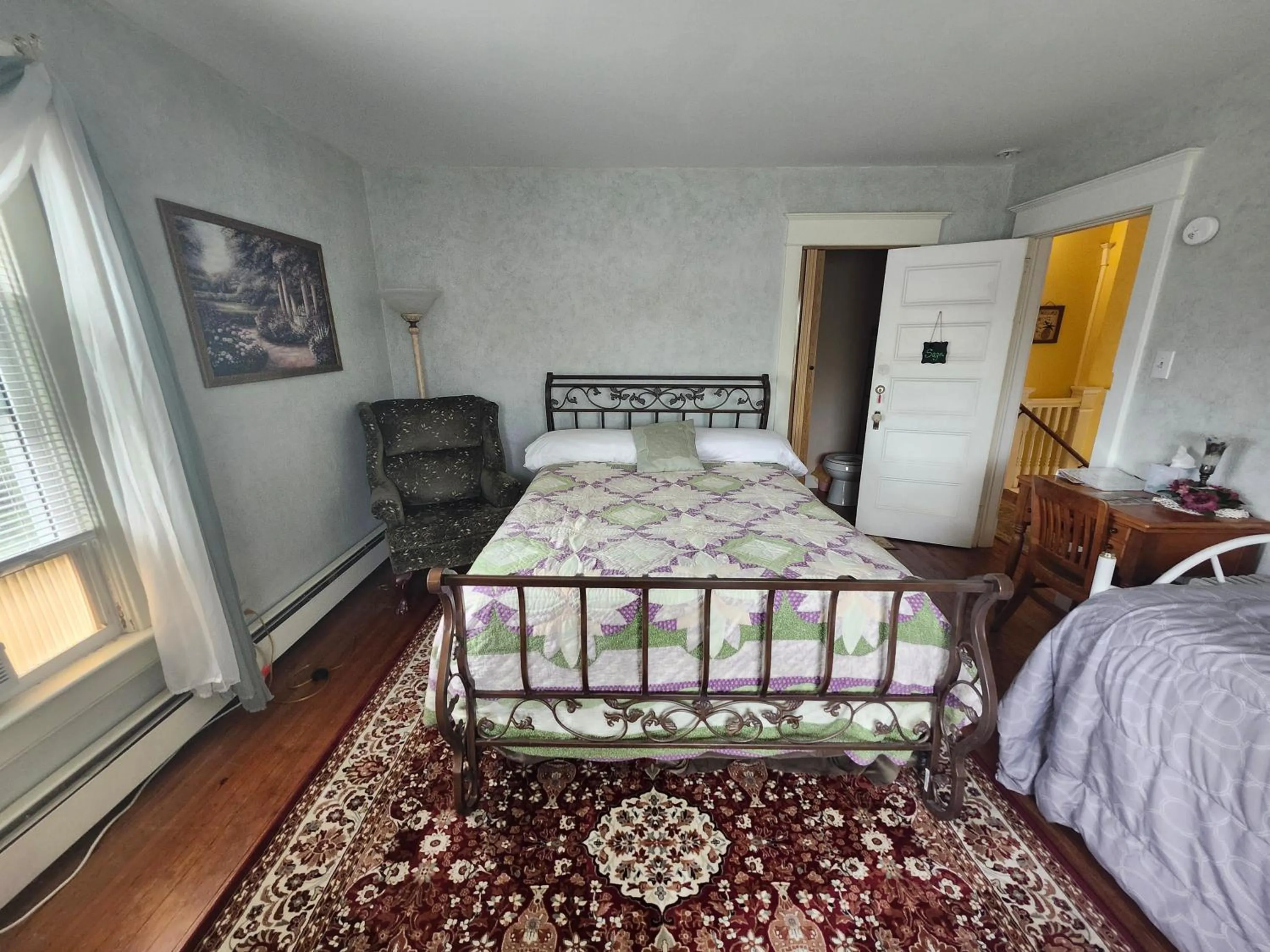 Bed in The White Birch Inn