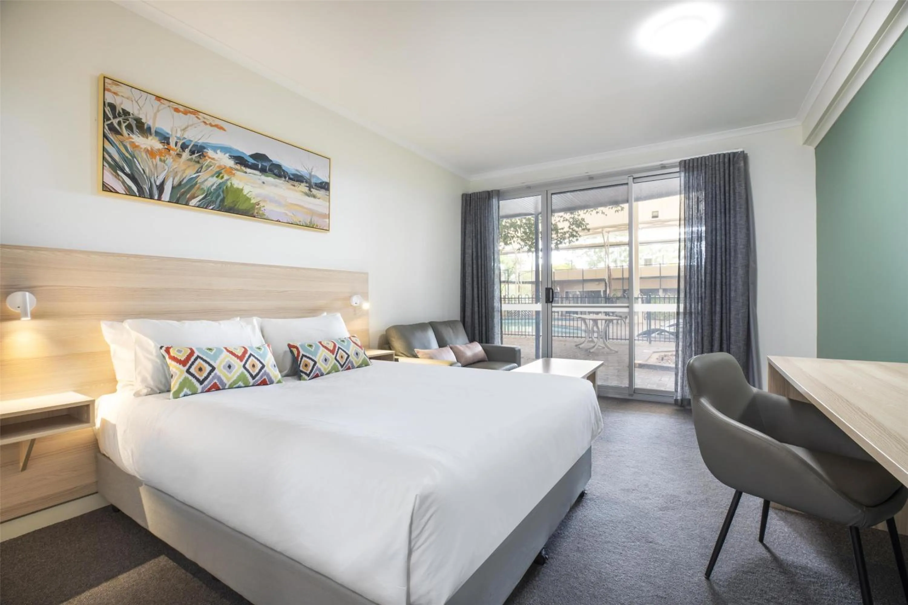 Bedroom, Bed in Nightcap at Roxby Downs
