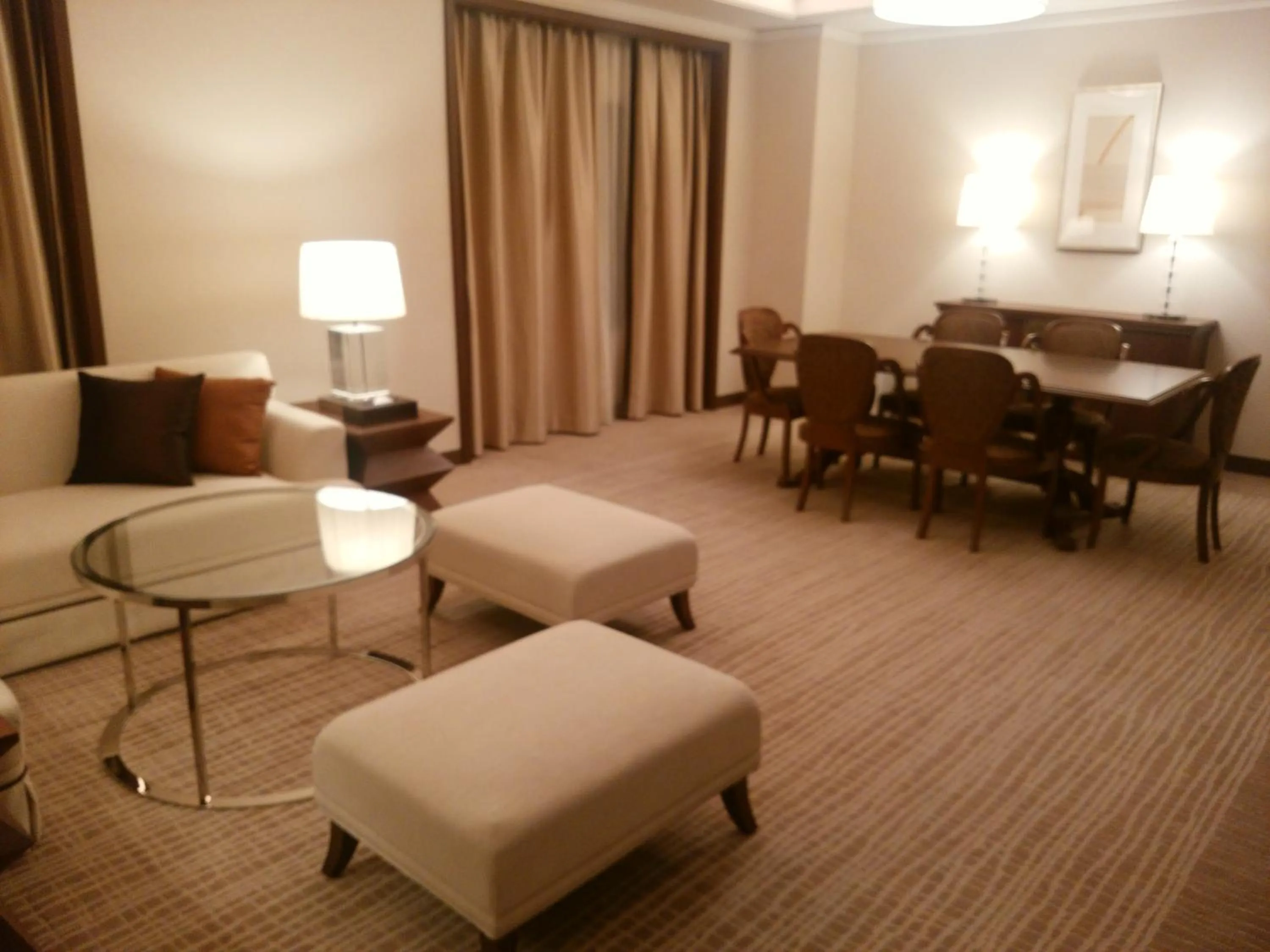 Seating area in JR Hotel Clement Tokushima