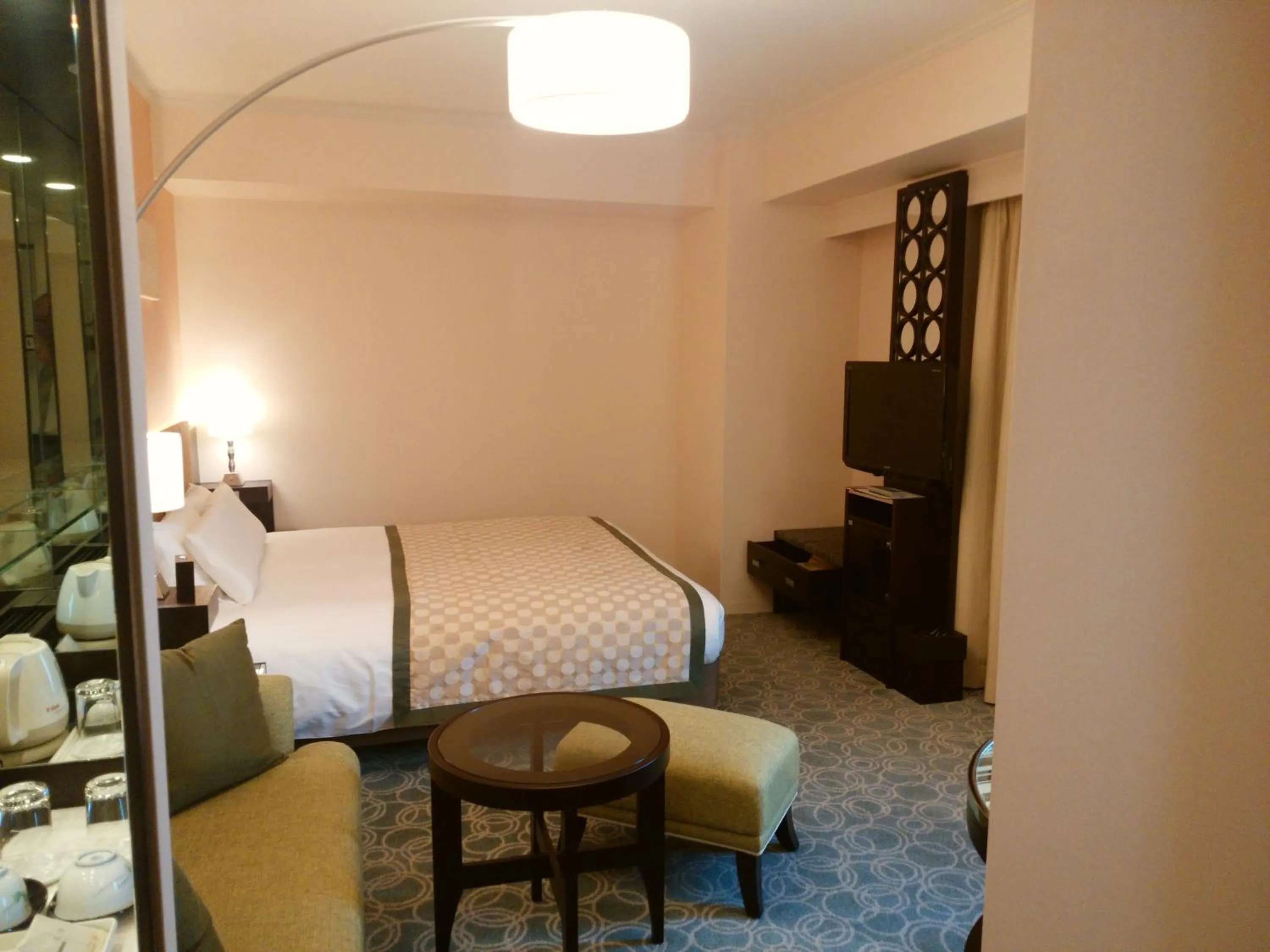 Photo of the whole room, Bed in JR Hotel Clement Tokushima