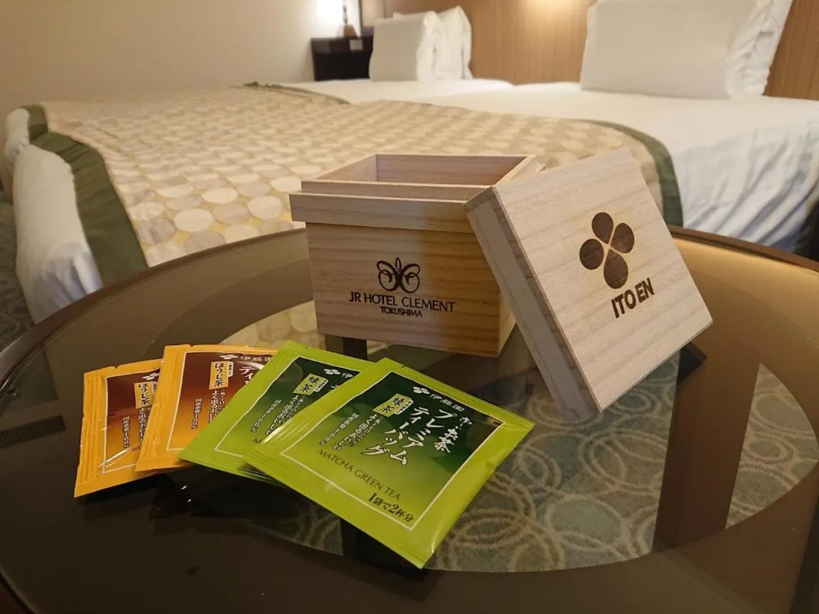 Bed in JR Hotel Clement Tokushima