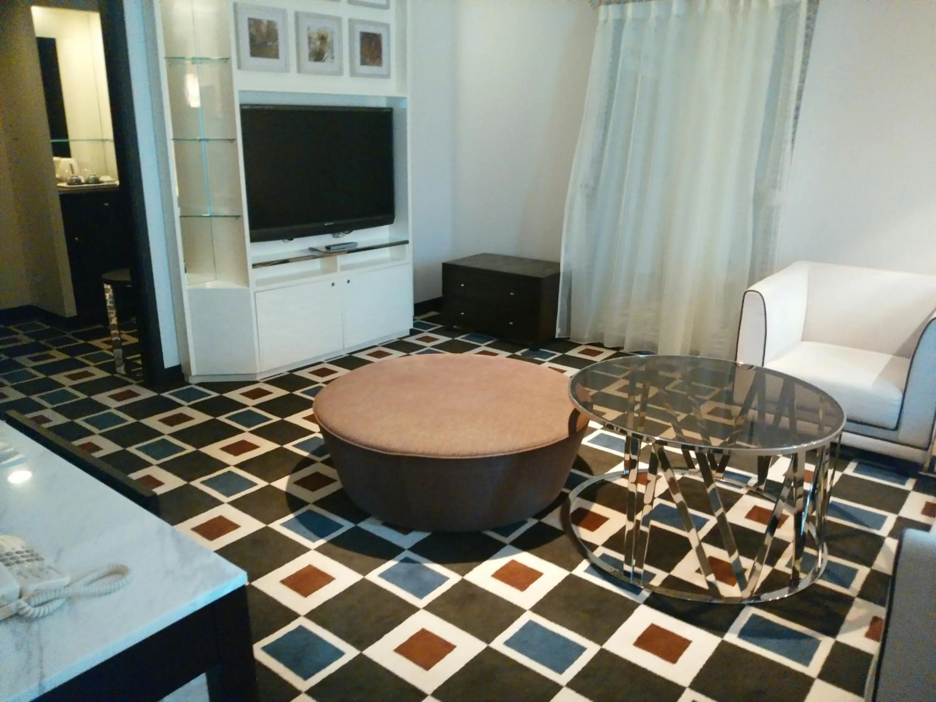 Seating area in JR Hotel Clement Tokushima