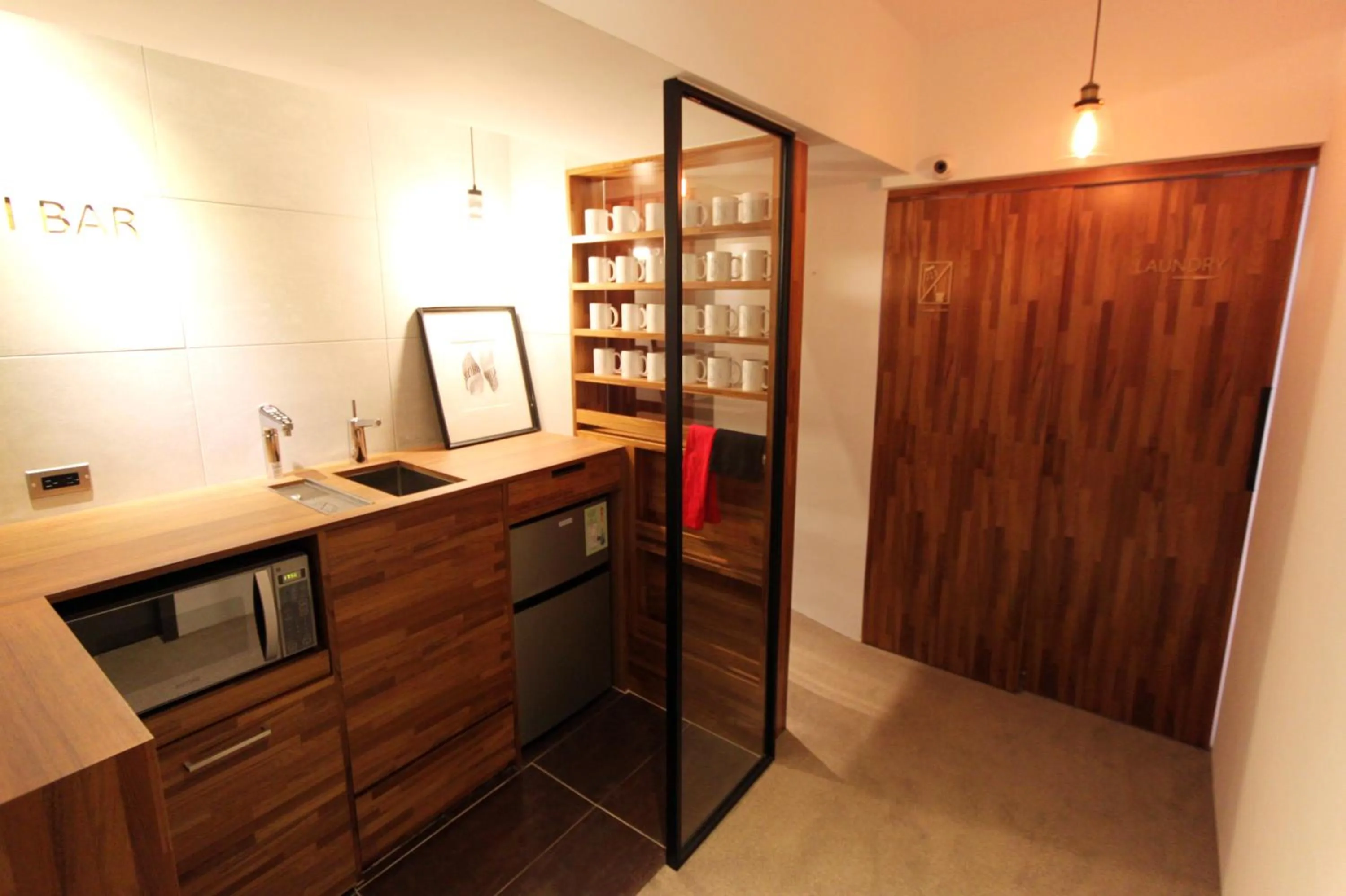 Kitchen or kitchenette in Daan Park Hotel