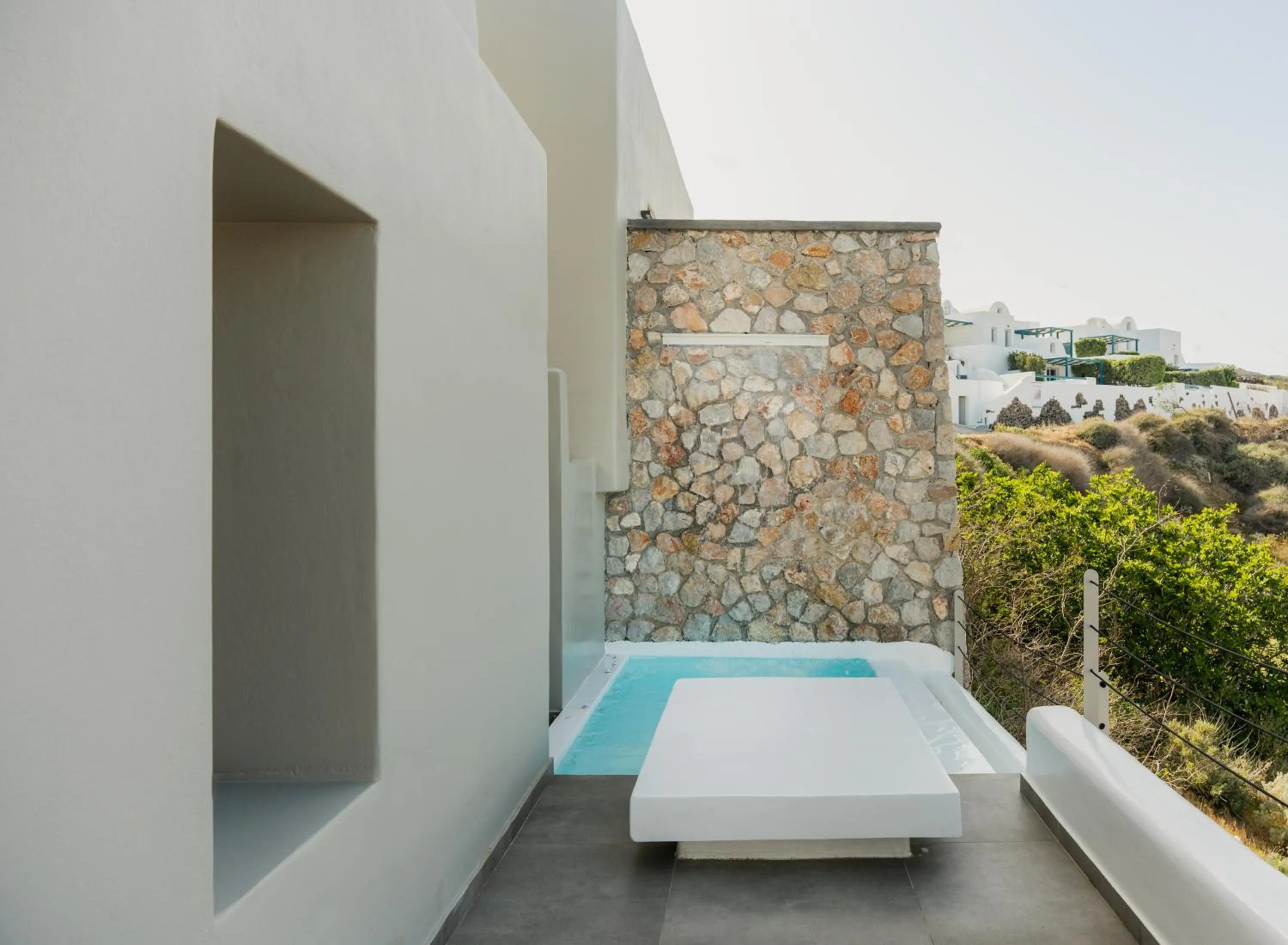 Patio, Bed in Black Diamond Suites