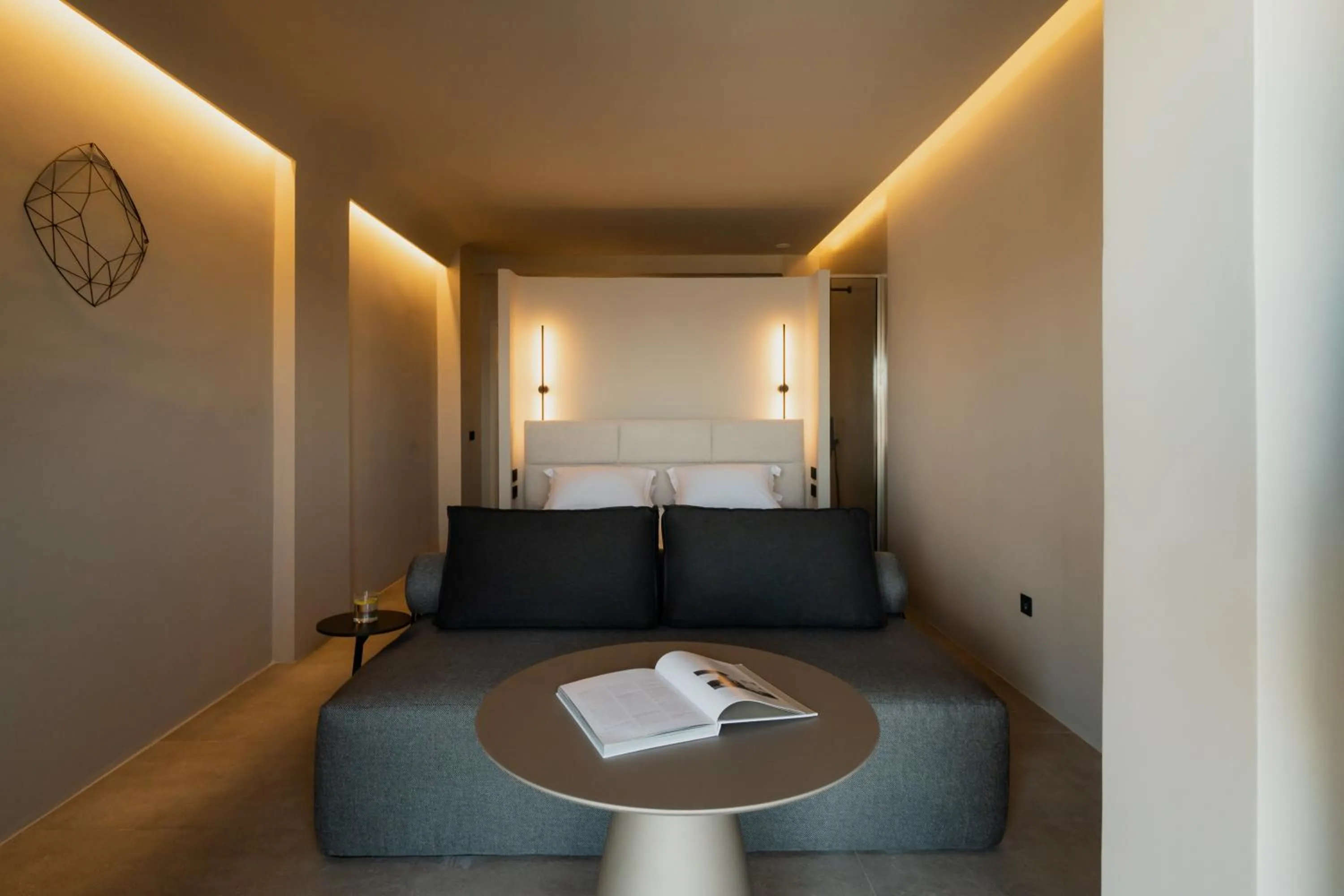 Bed in Black Diamond Suites