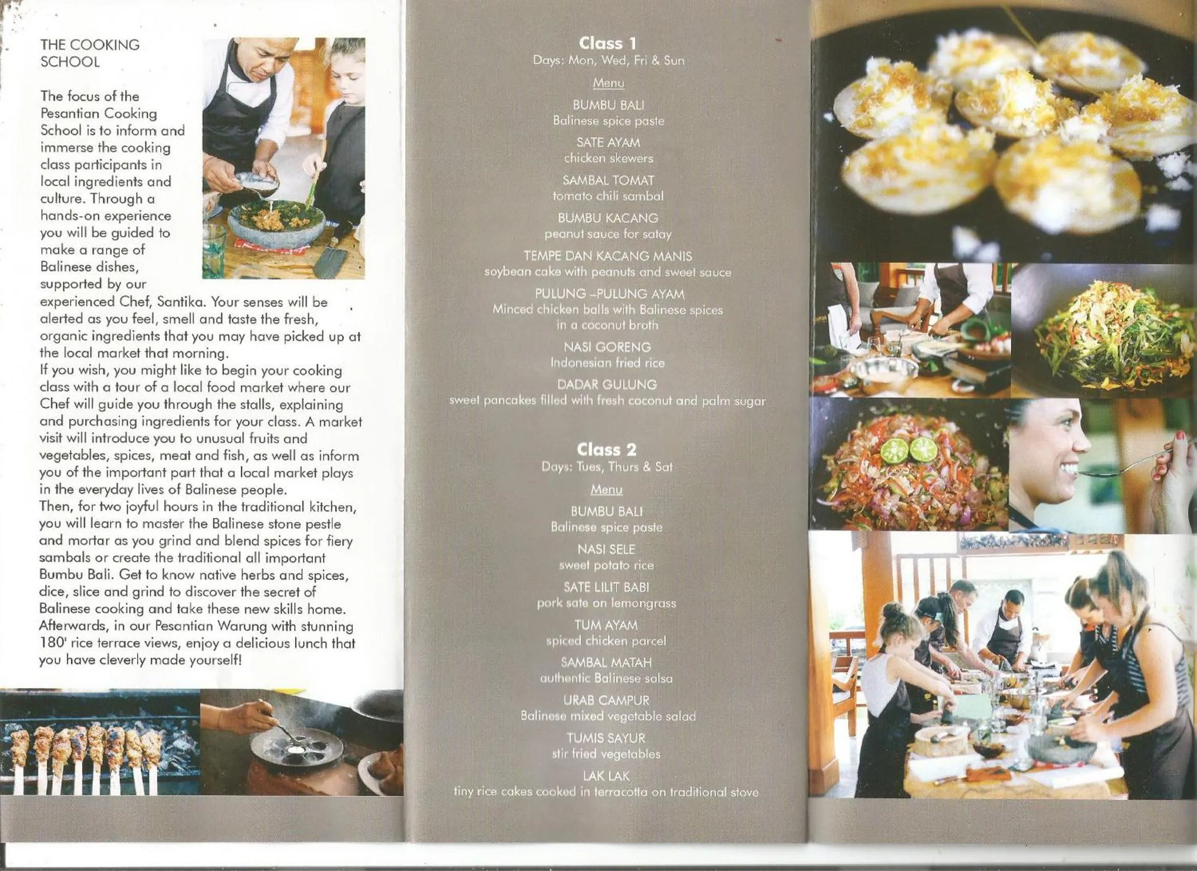 Food and drinks in Pesantian Villa and Warung