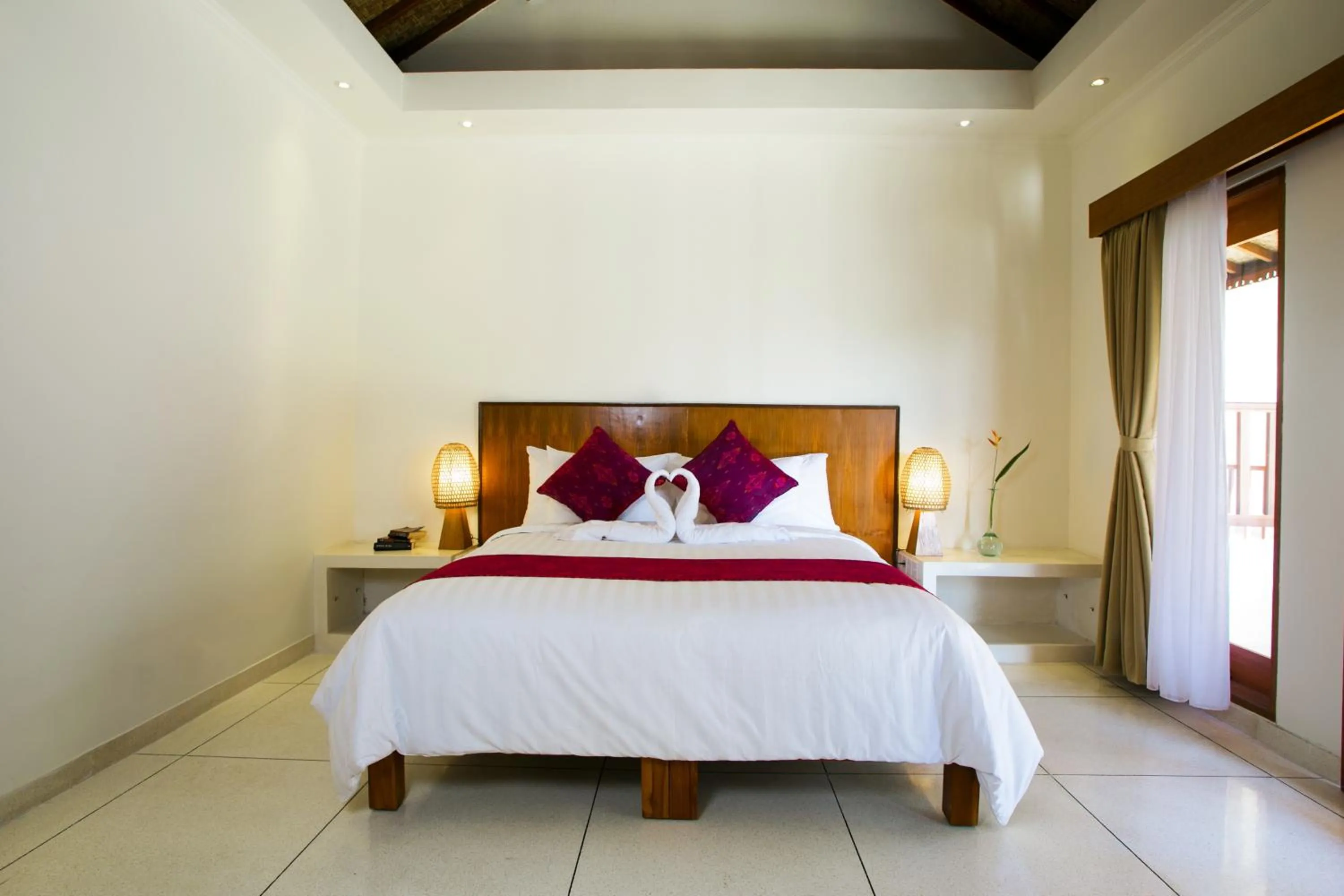 Bedroom, Bed in Pesantian Villa and Warung