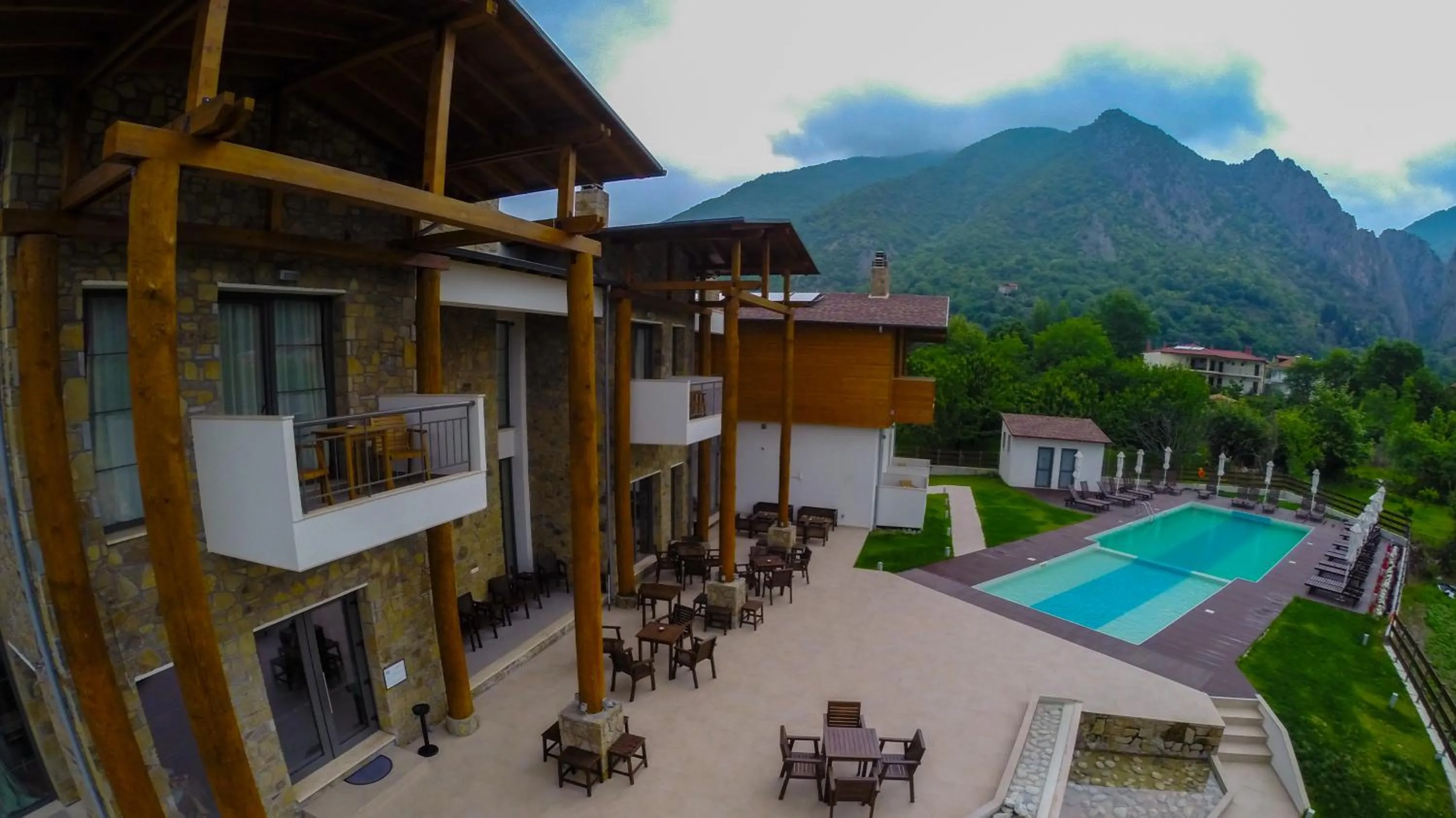 Bird's eye view in Irene's Resort