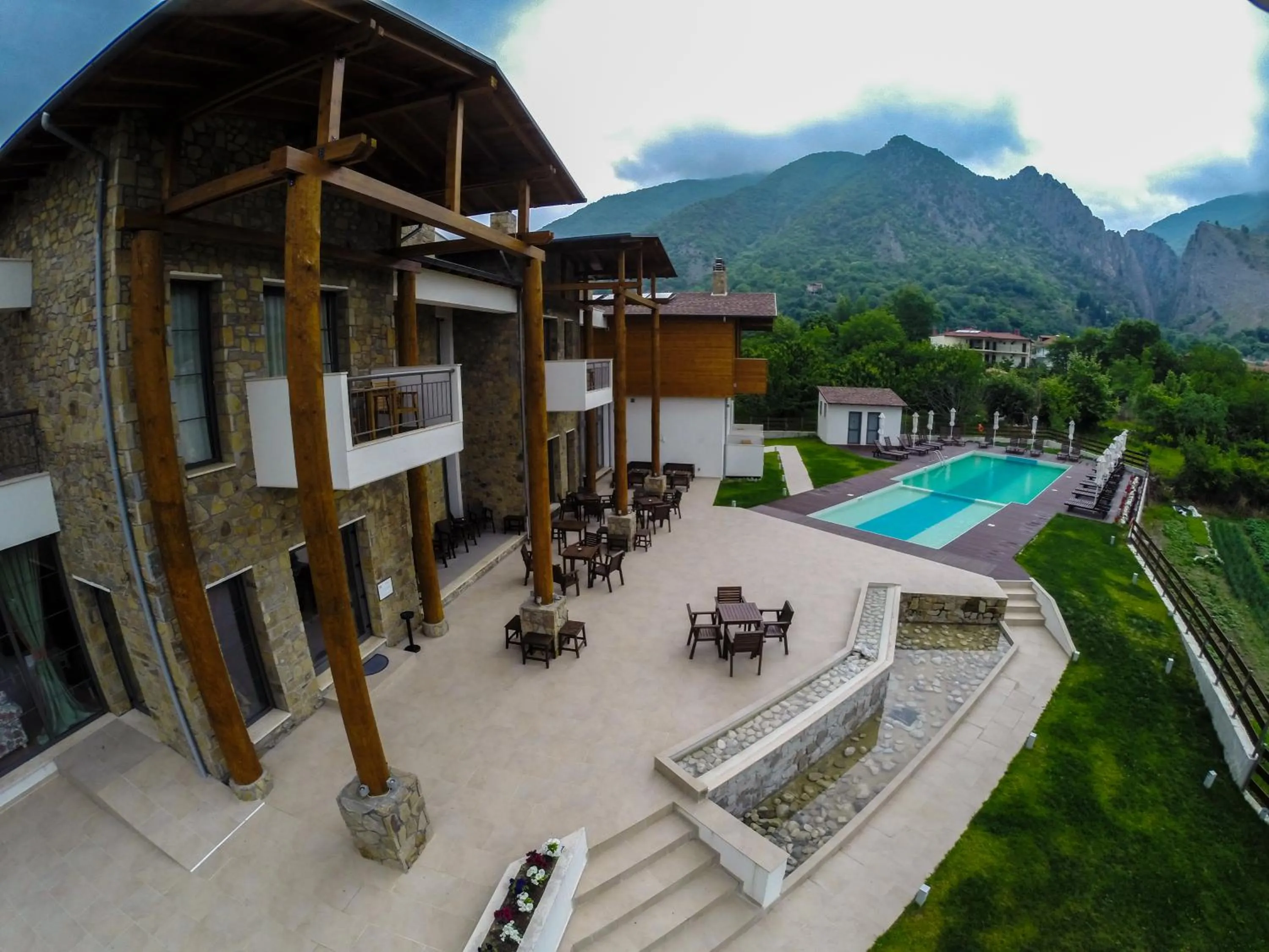 Bird's eye view in Irene's Resort