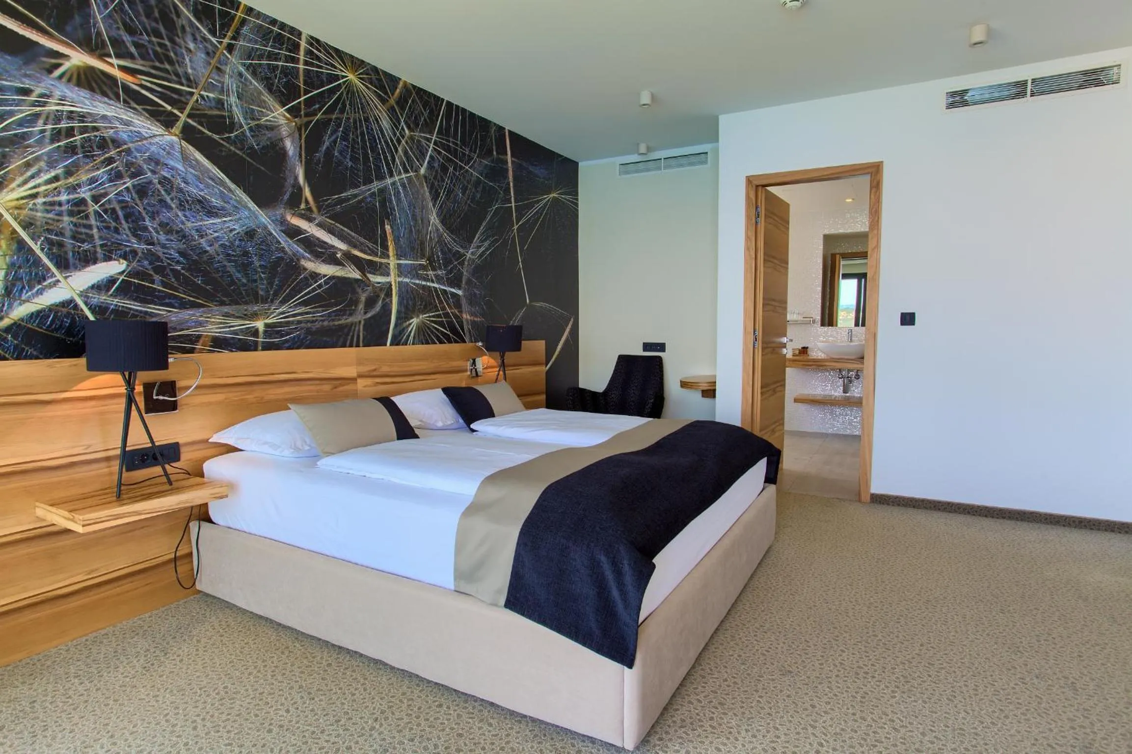 Bed in Hotel Villa Margaret