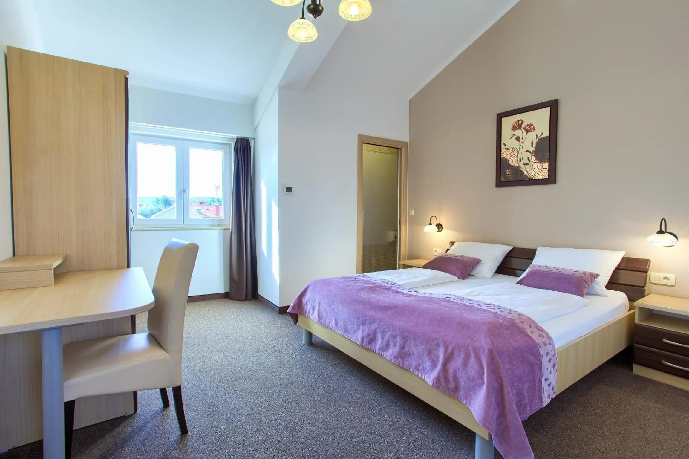 Bed in Hotel Villa Margaret