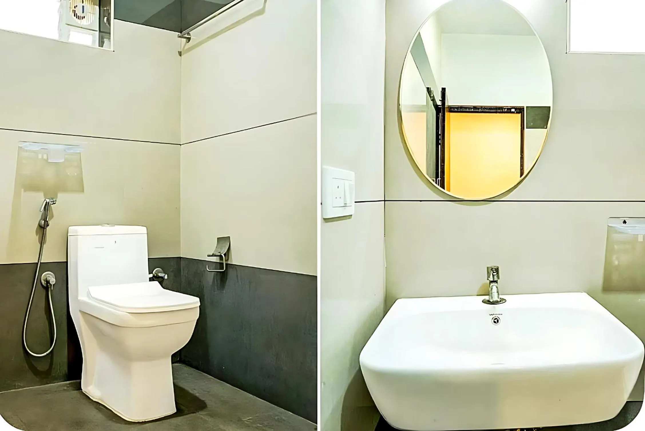 Bathroom in Hotel Rotano Garden Near Marathahalli Bridge