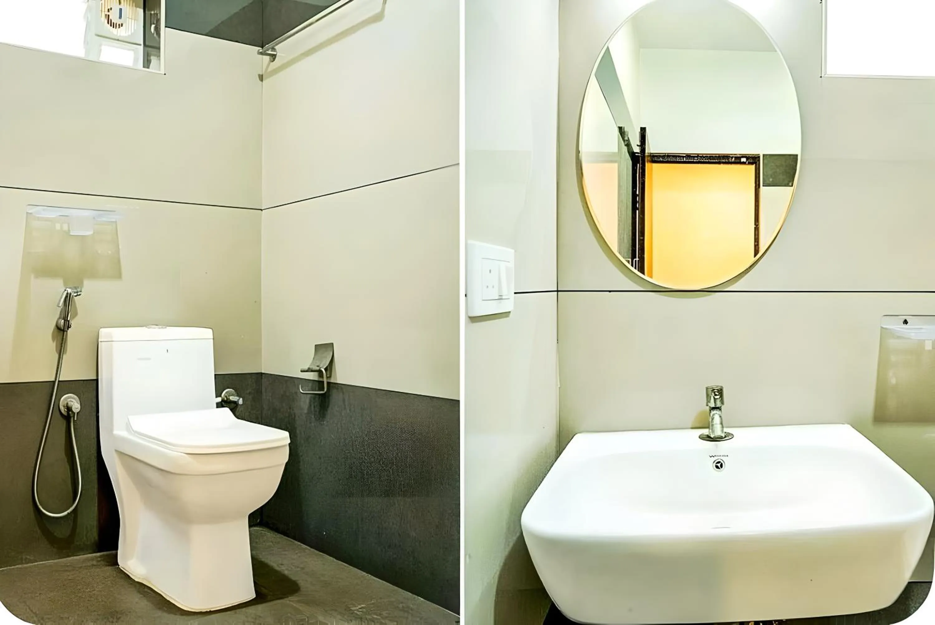 Bathroom in Hotel Rotano Garden Near Marathahalli Bridge