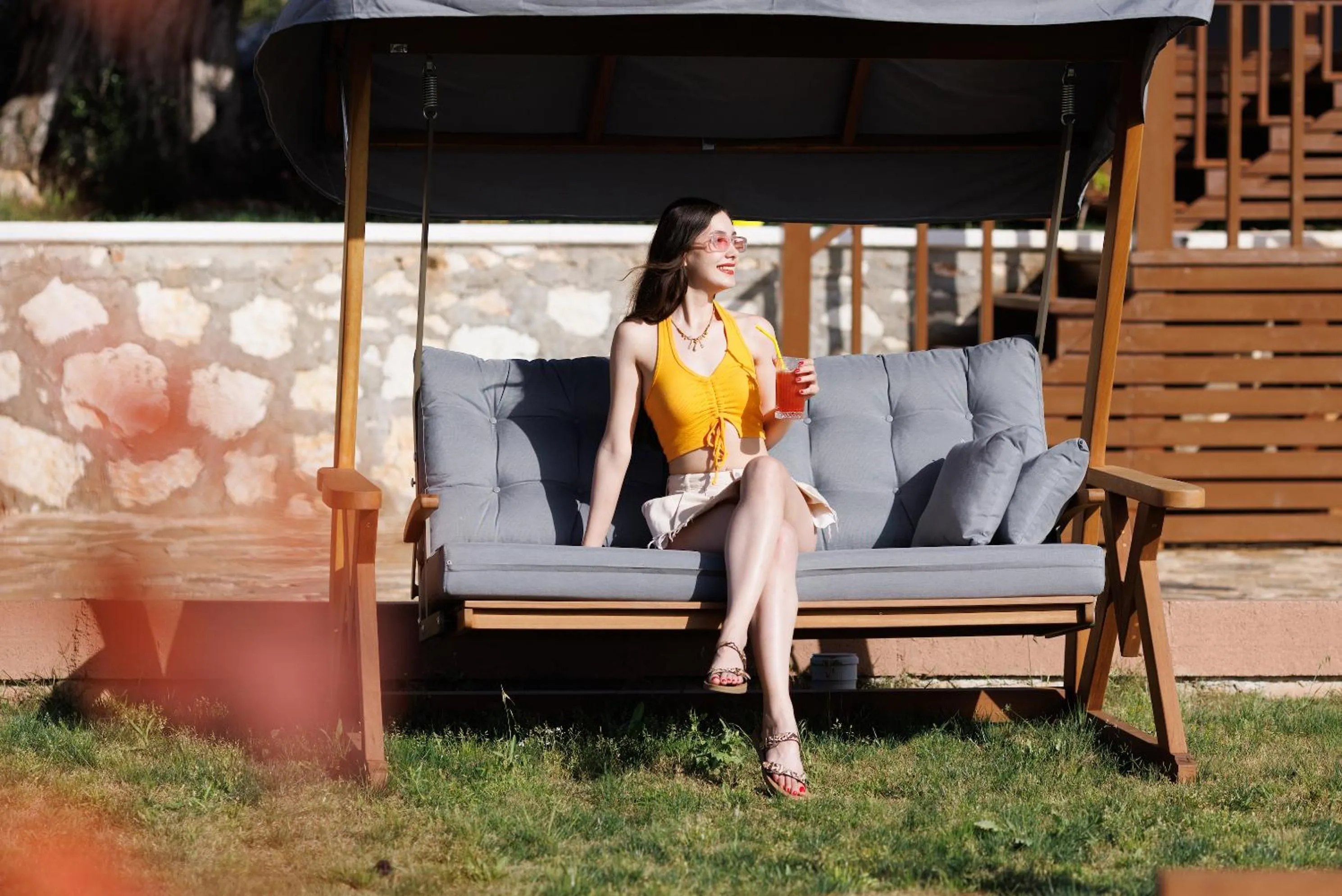 Patio in Kekova Garden Village