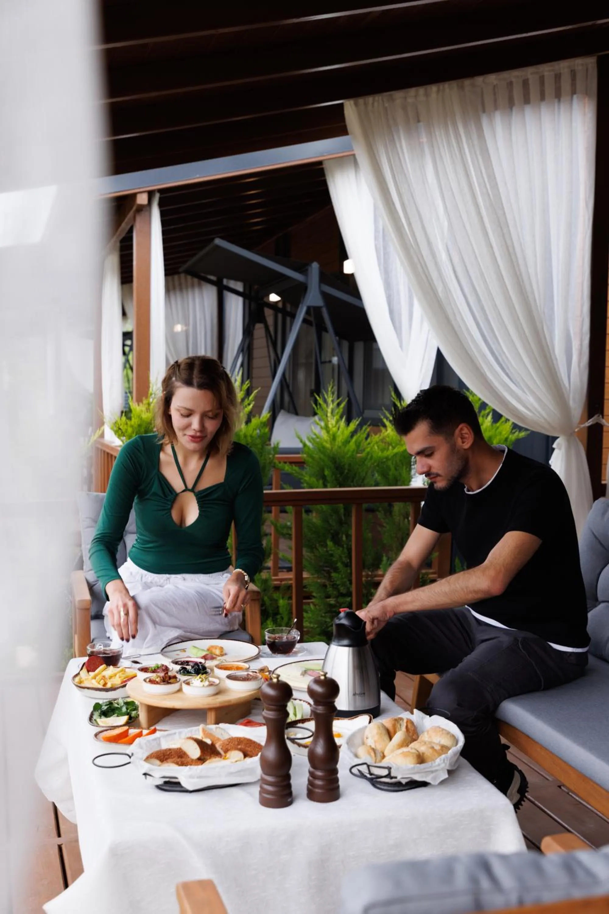 People in Kekova Garden Village