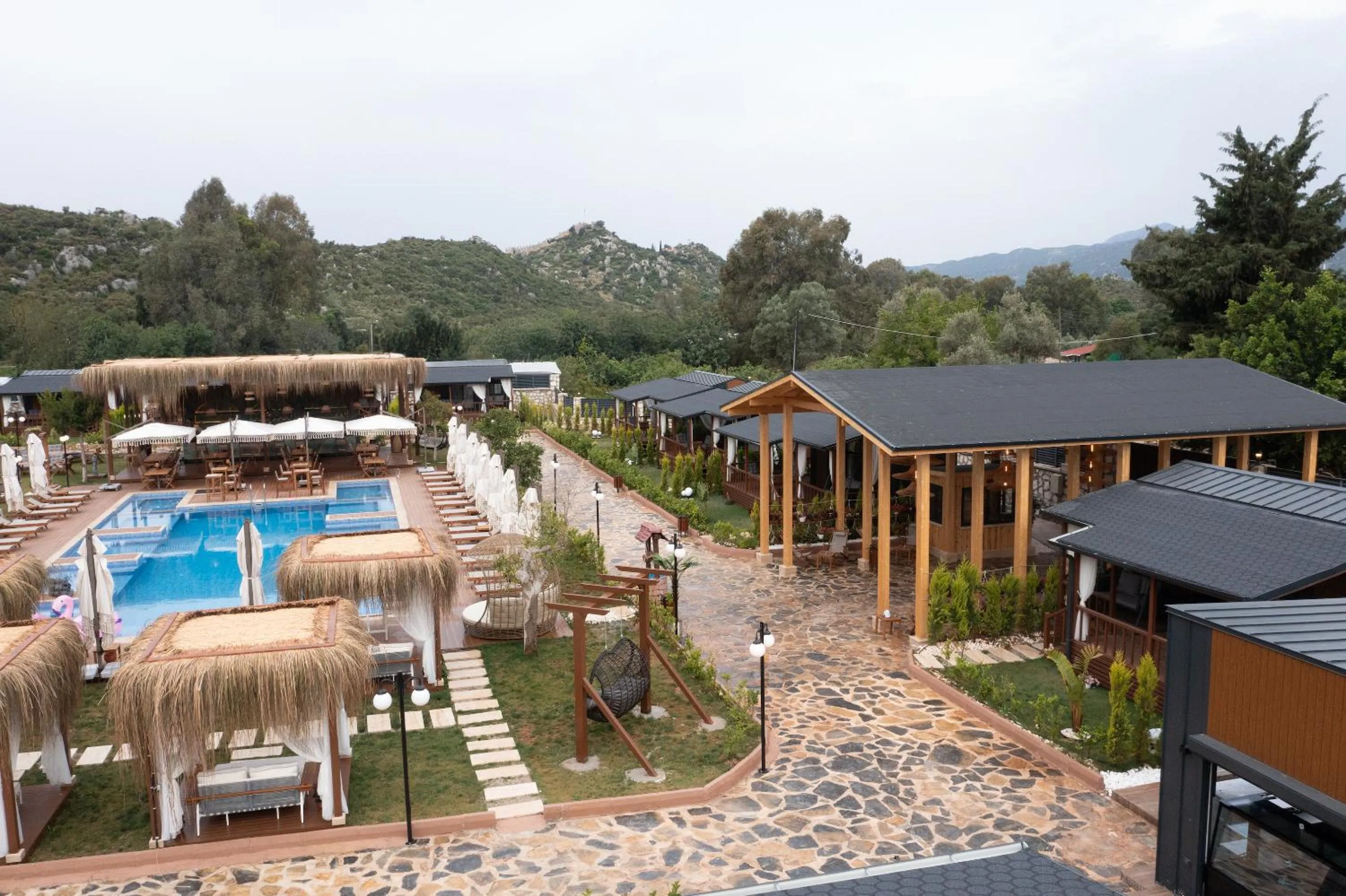 Property building in Kekova Garden Village