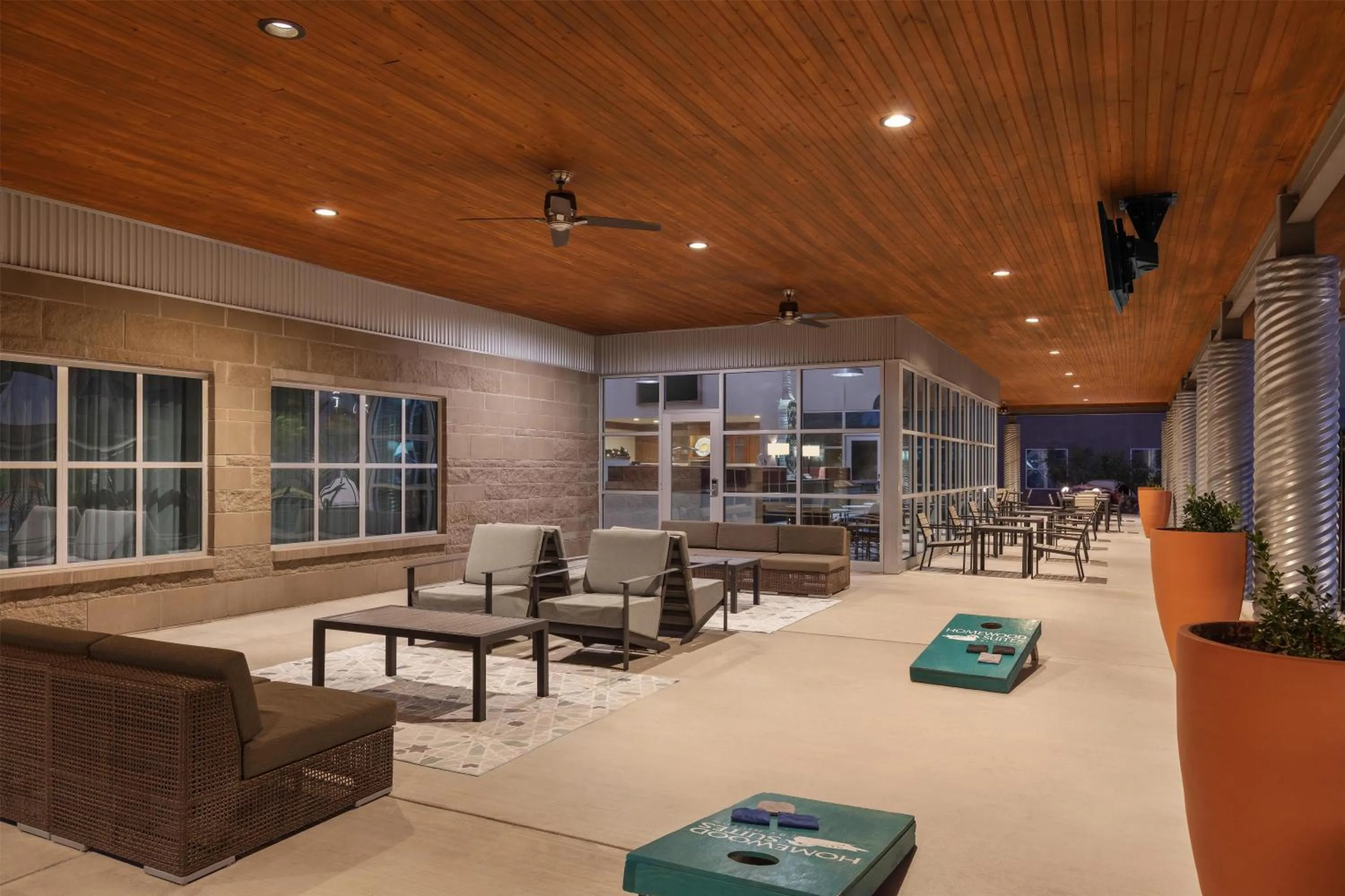 Patio in Homewood Suites TechRidge Parmer @ I-35