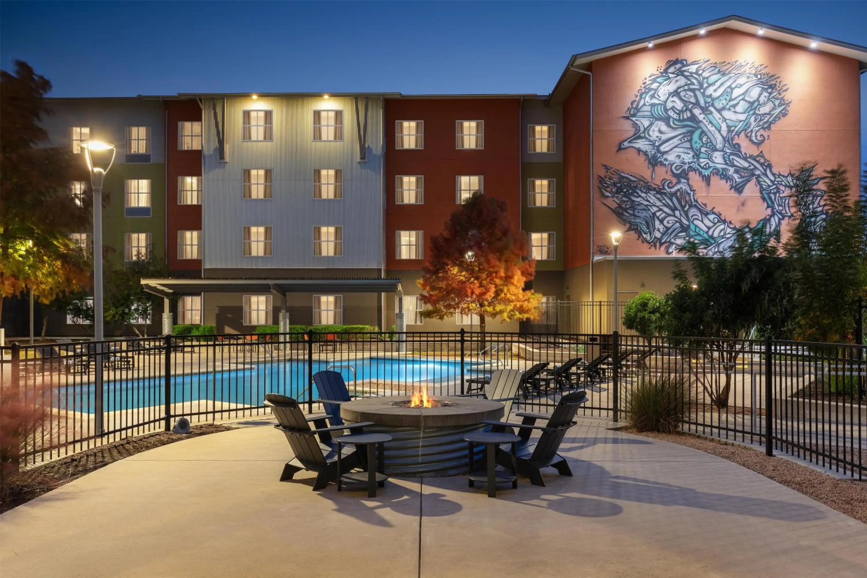 Patio in Homewood Suites TechRidge Parmer @ I-35