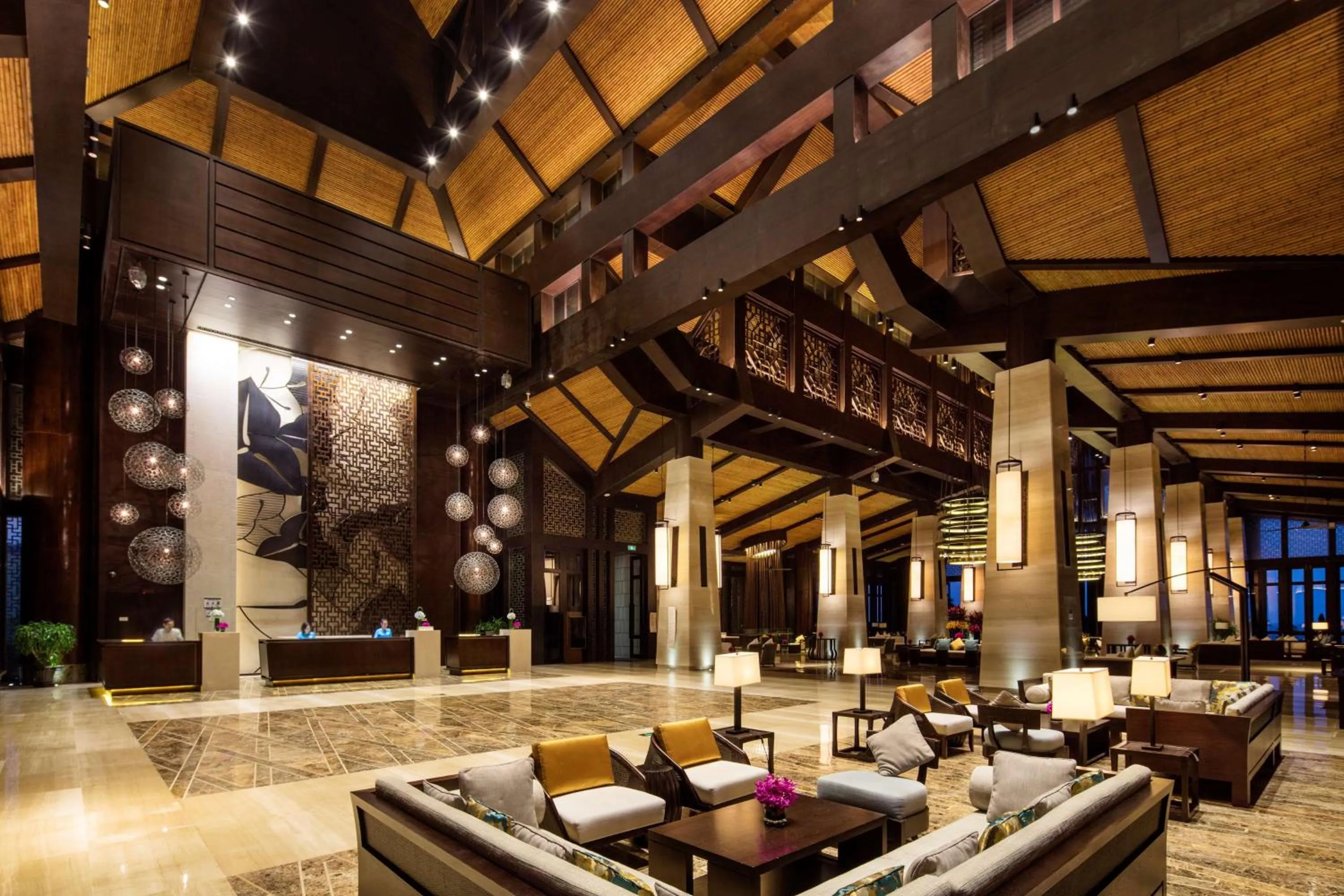 Lobby or reception in Hilton Wenchang