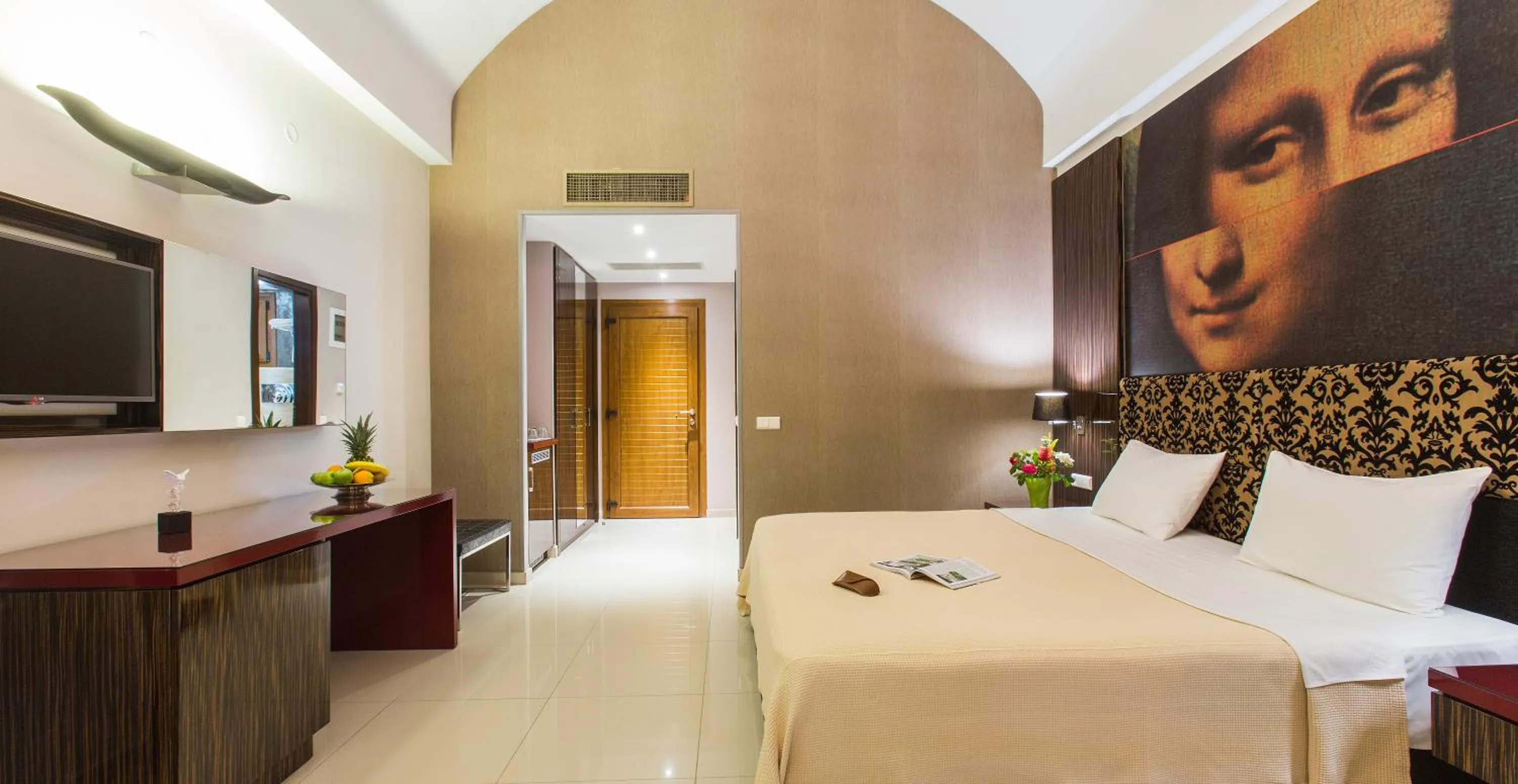 Photo of the whole room, Bed in Olympion Sunset Halkidiki