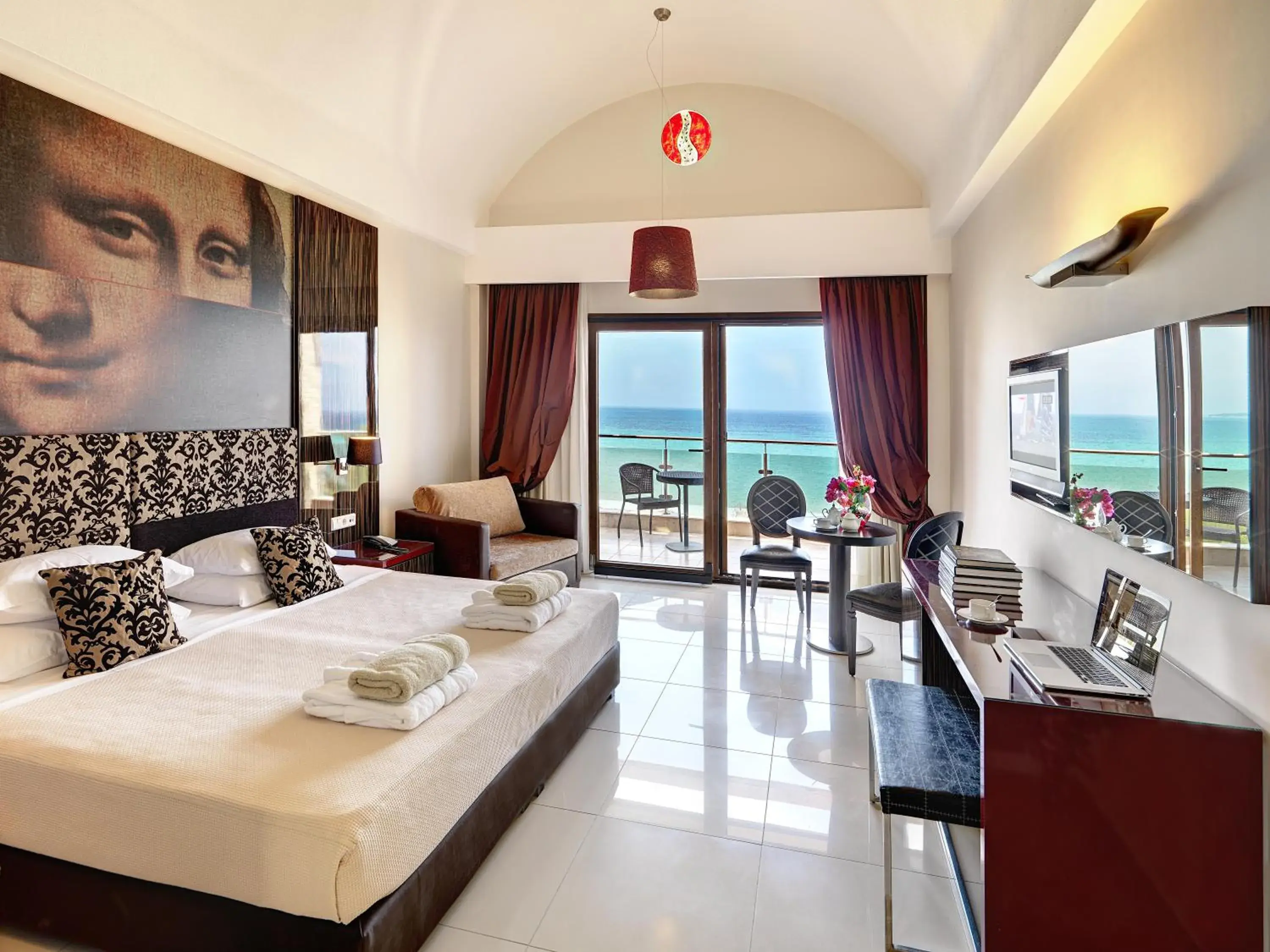 Deluxe Double Room - Beach Front in Olympion Sunset Halkidiki Deluxe Double Room - Beach Front in Olympion Sunset Halkidiki