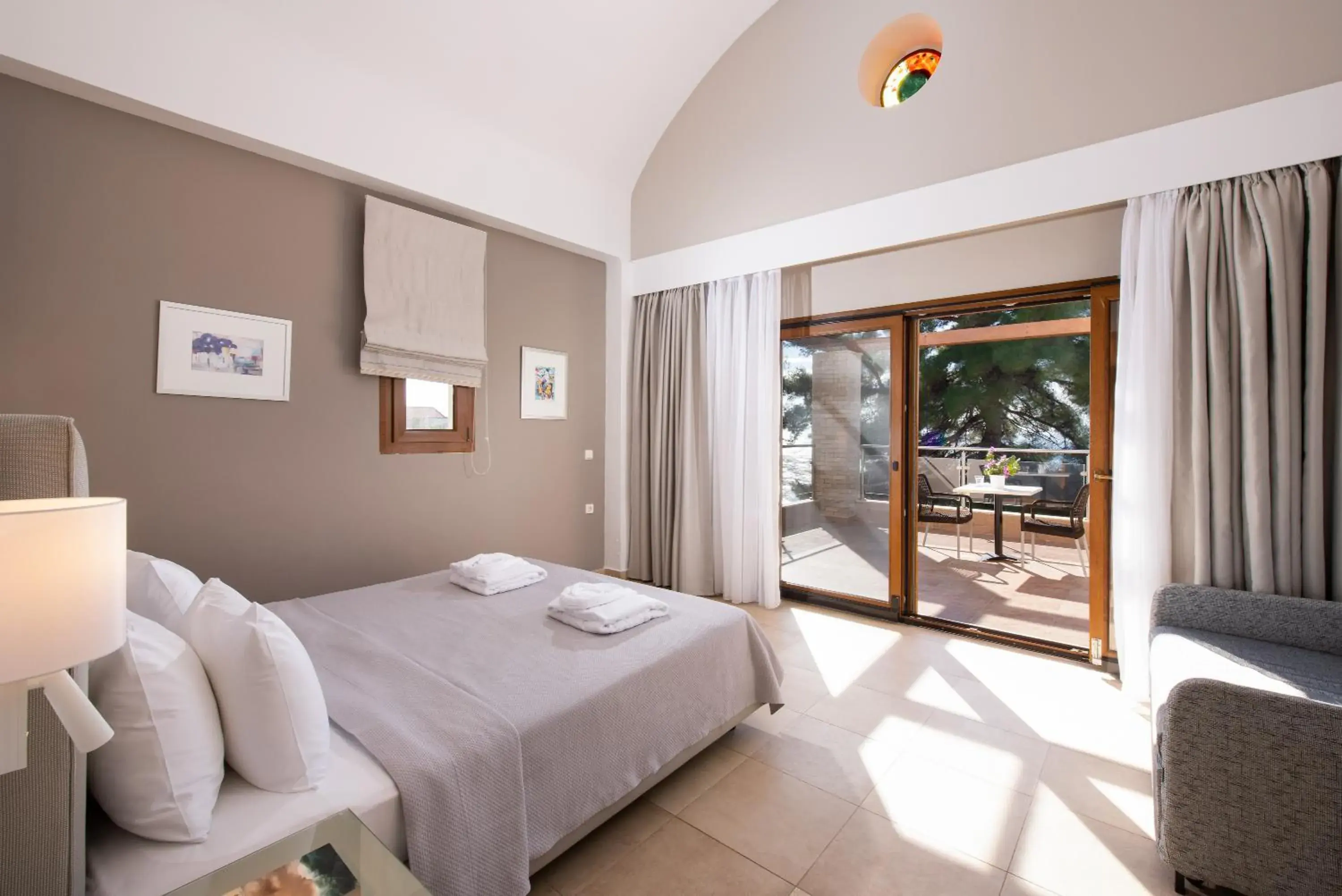 Superior Double Room with Garden View in Olympion Sunset Halkidiki Superior Double Room with Garden View in Olympion Sunset Halkidiki