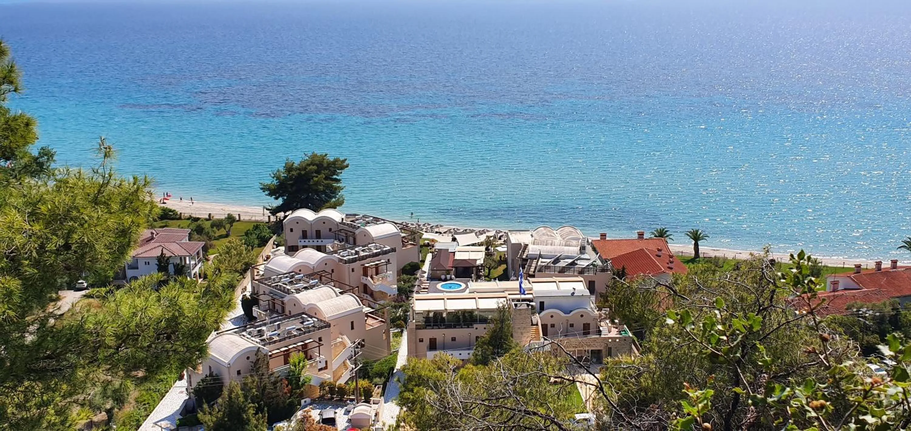 Bird's eye view in Olympion Sunset Halkidiki