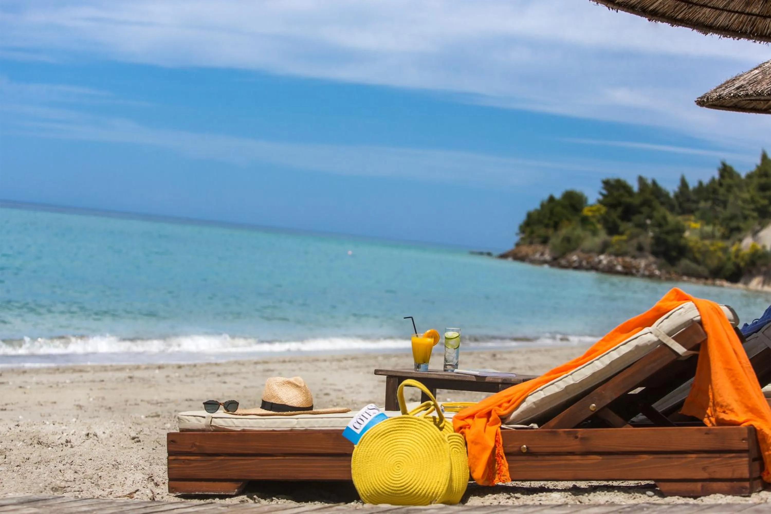 Beach in Olympion Sunset Halkidiki
