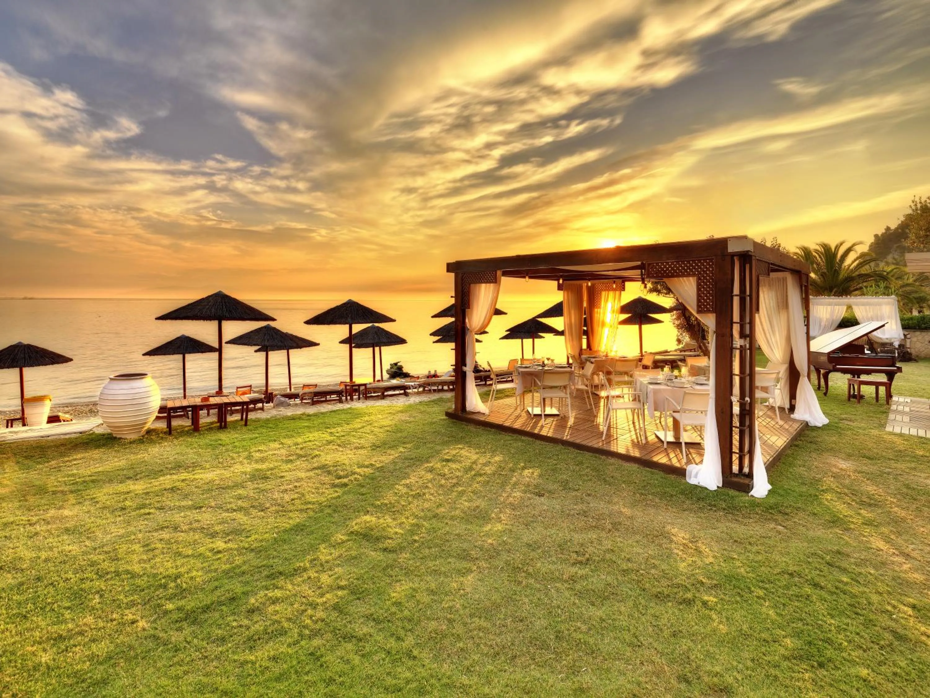 Patio in Olympion Sunset Halkidiki