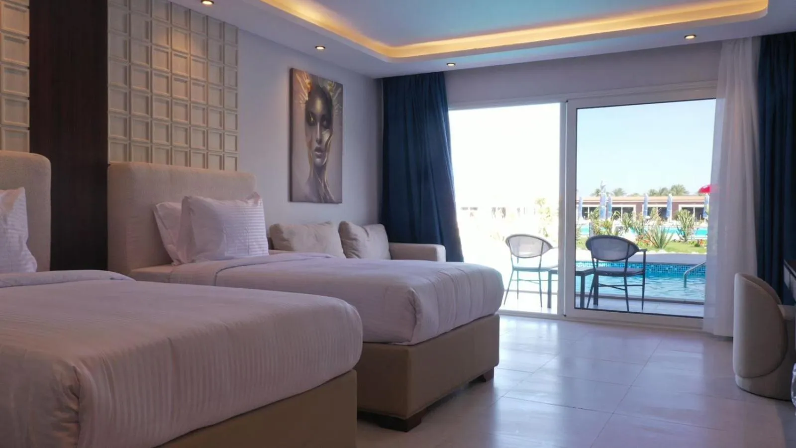 Bedroom, Bed in Rewaya Majestic Resort